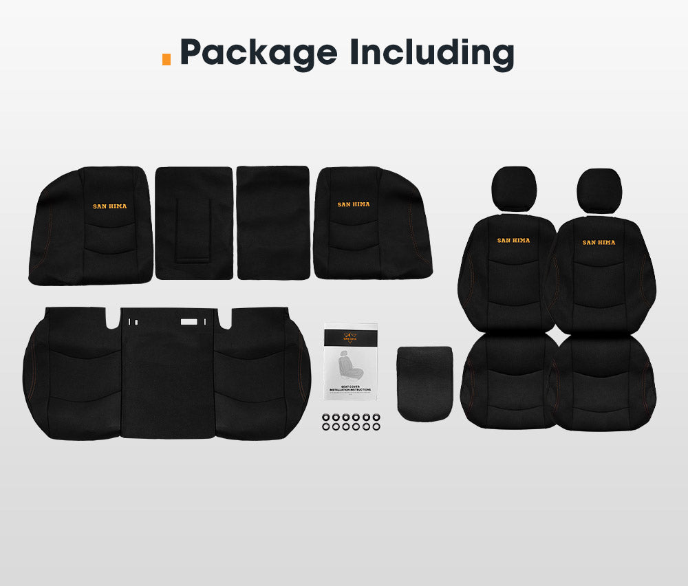 San Hima Car Seat Covers For Holden Commodore Full Set Double Cab 2013-2018 - Sunyee