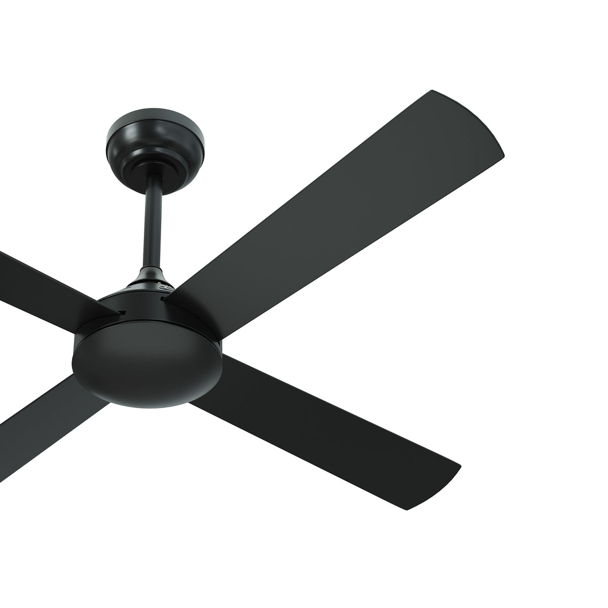 Vevare 52'' Ceiling Fan AC Motor with Remote Control Timer 4 Blades Fans Black - Sunyee