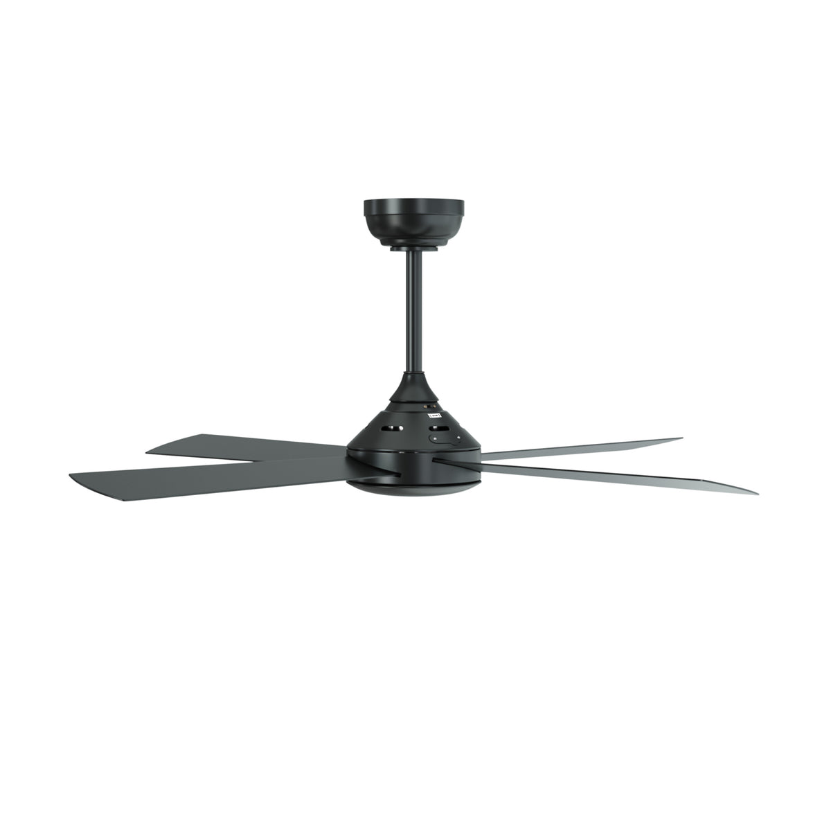 Vevare 52'' Ceiling Fan AC Motor with Remote Control Timer 4 Blades Fans Black - Sunyee