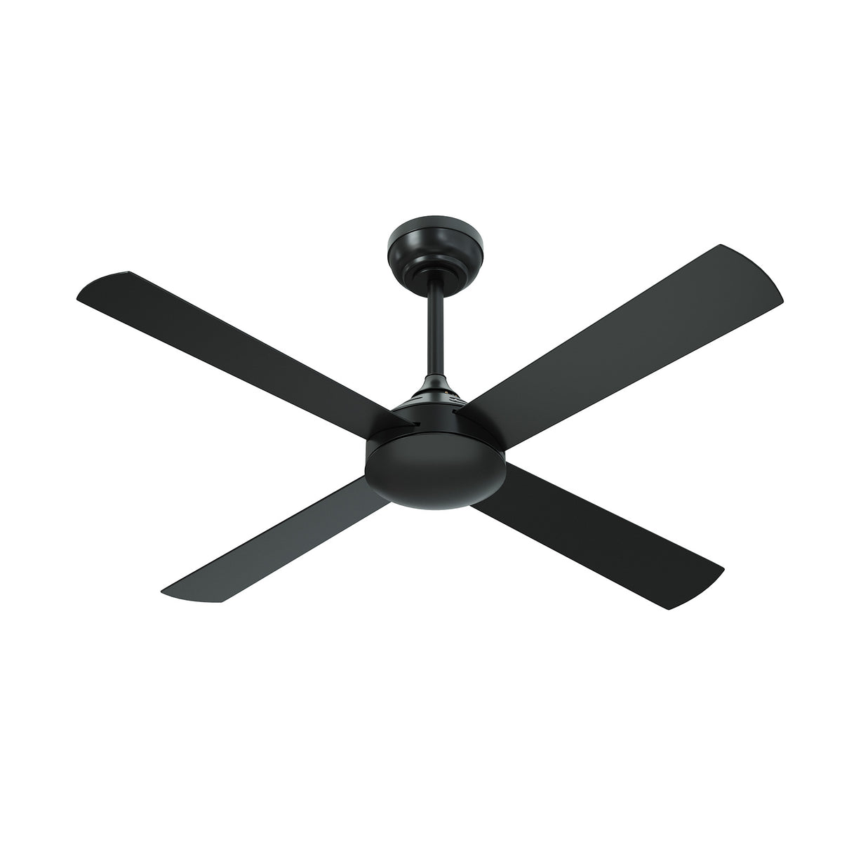 Vevare 52'' Ceiling Fan AC Motor with Remote Control Timer 4 Blades Fans Black - Sunyee