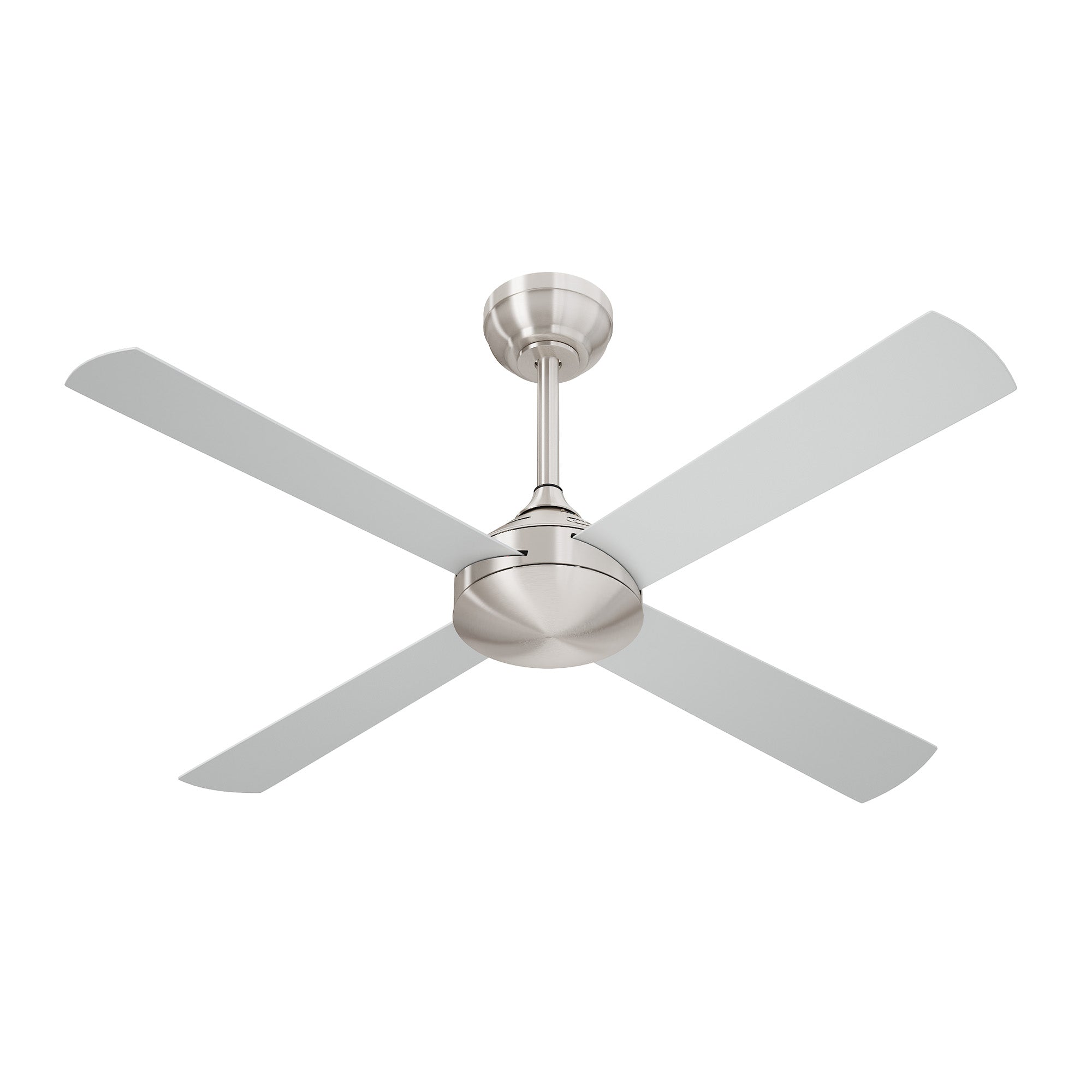 Vevare 52'' Ceiling Fan AC Motor with Remote Control Timer 4 Blades Fans Silver - Sunyee