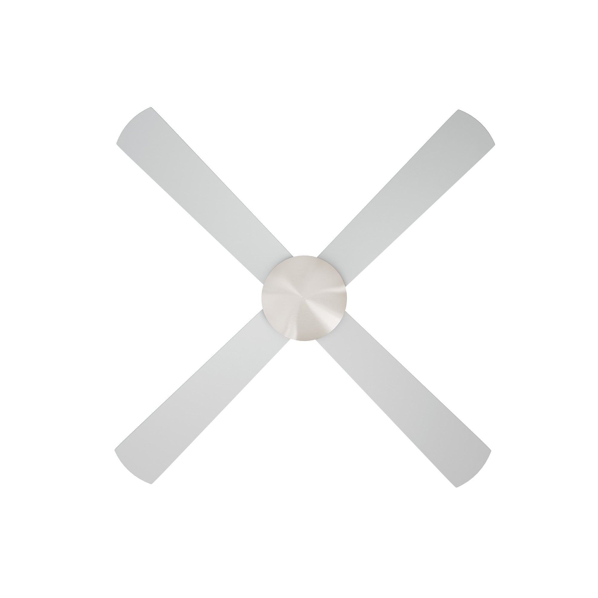 Vevare 52'' Ceiling Fan AC Motor with Remote Control Timer 4 Blades Fans Silver - Sunyee