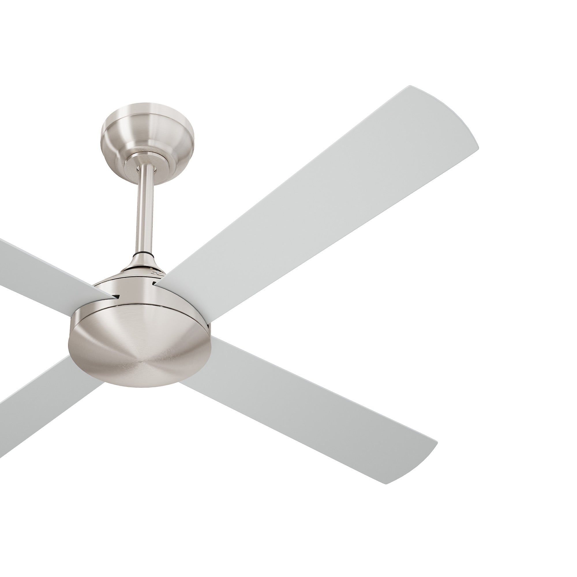 Vevare 52'' Ceiling Fan AC Motor with Remote Control Timer 4 Blades Fans Silver - Sunyee