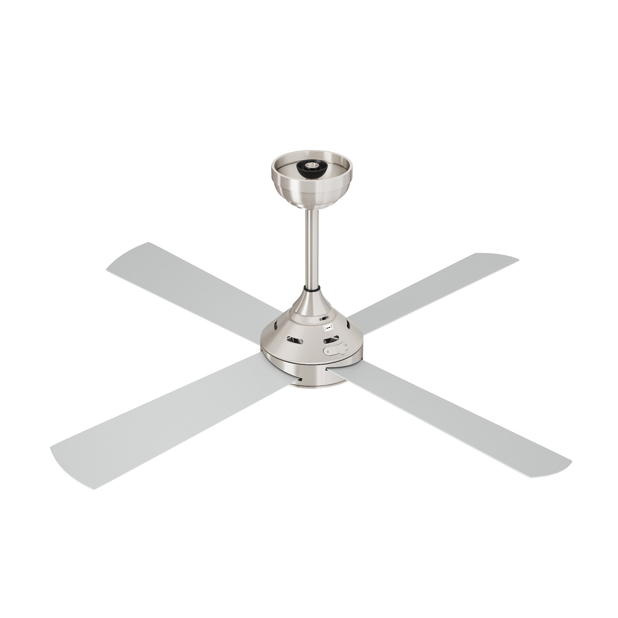 Vevare 52'' Ceiling Fan AC Motor with Remote Control Timer 4 Blades Fans Silver - Sunyee
