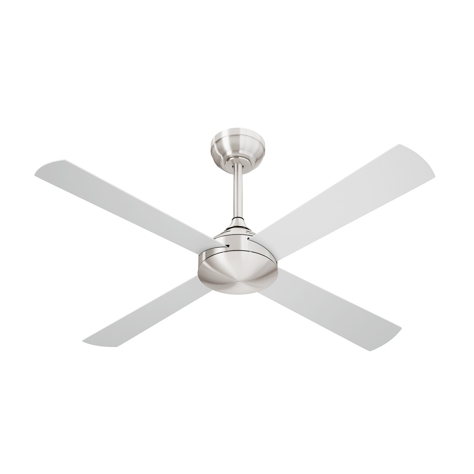 Vevare 52'' Ceiling Fan AC Motor with Remote Control Timer 4 Blades Fans Silver - Sunyee