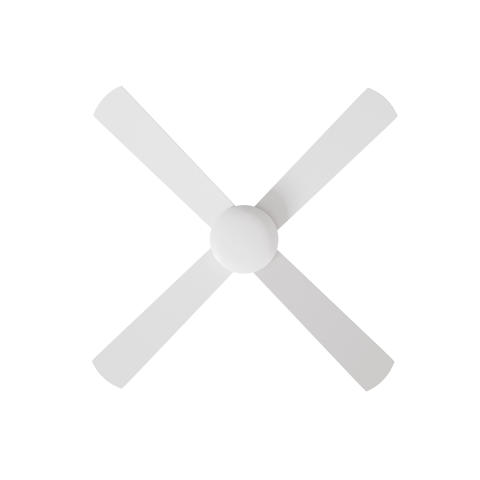 Vevare 52'' Ceiling Fan AC Motor with Remote Control Timer 4 Blades Fans White - Sunyee