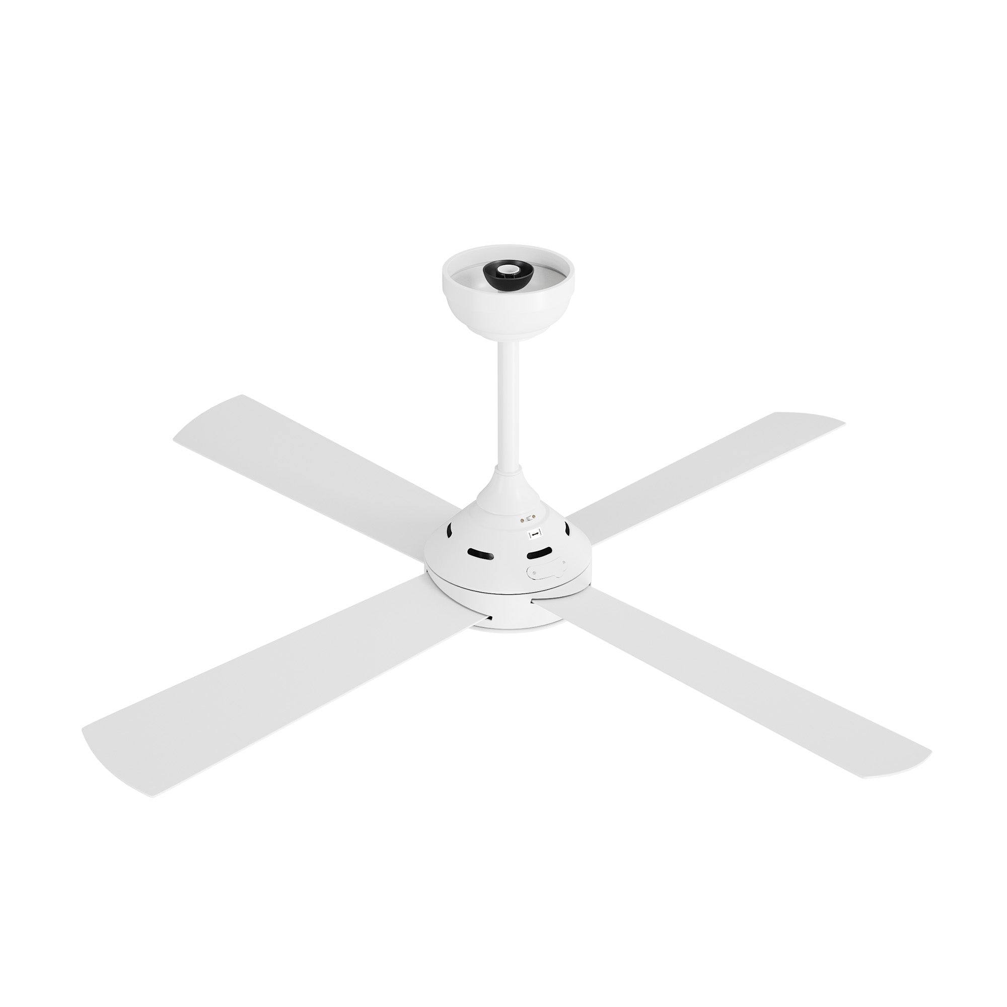 Vevare 52'' Ceiling Fan AC Motor with Remote Control Timer 4 Blades Fans White - Sunyee