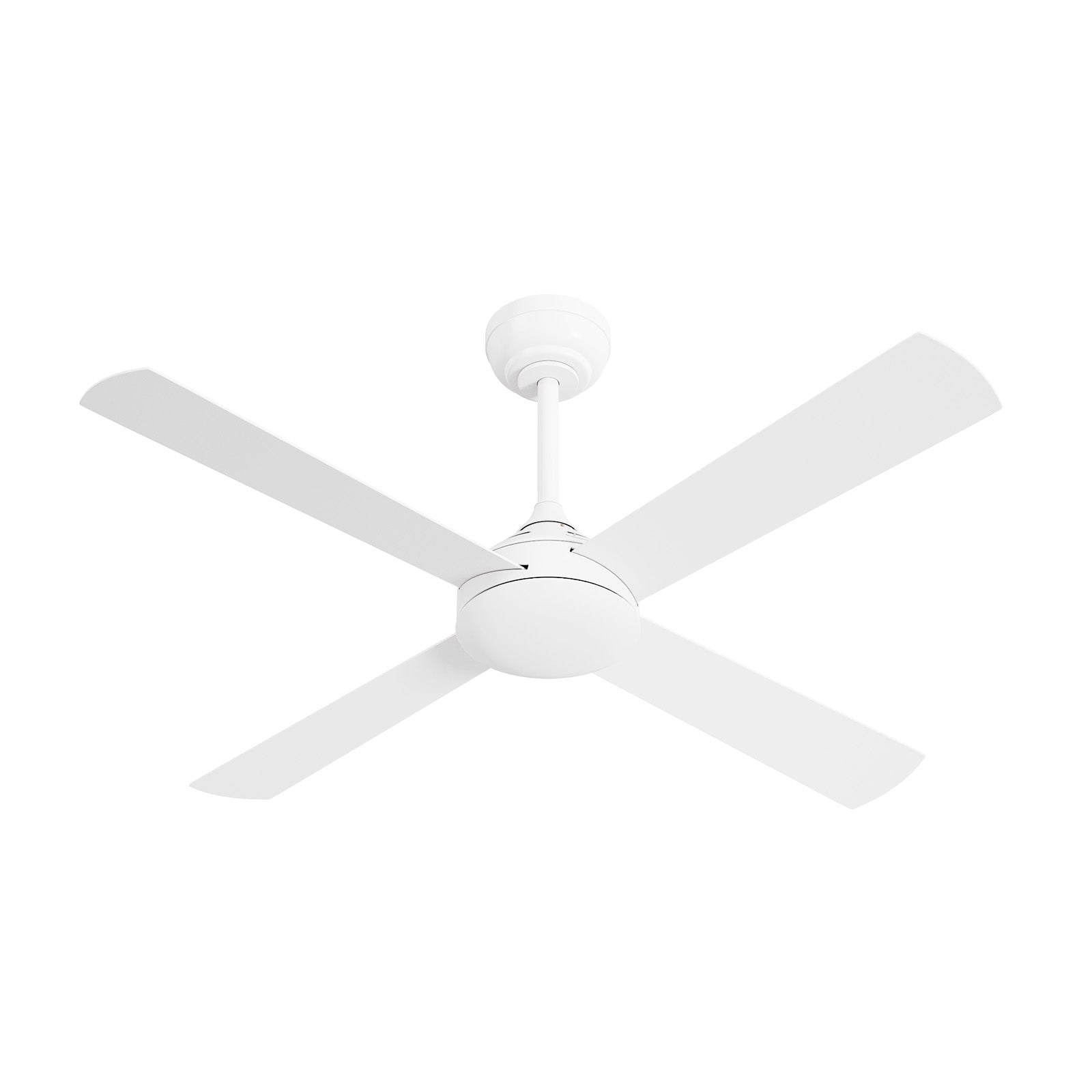Vevare 52'' Ceiling Fan AC Motor with Remote Control Timer 4 Blades Fans White - Sunyee
