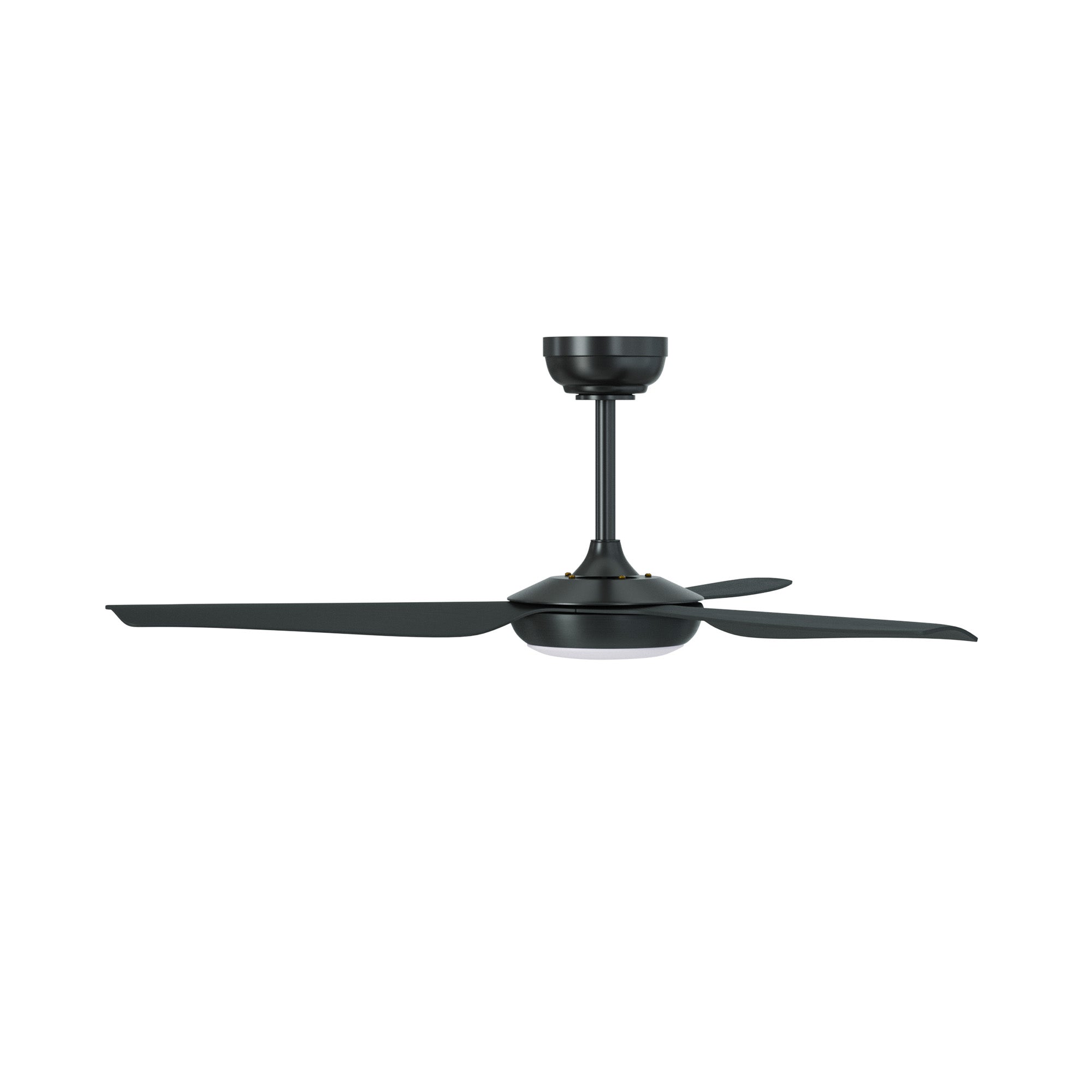Vevare 52" Ceiling Fan DC Motor With Light Remote Control 5 Speed Fans Black - Sunyee
