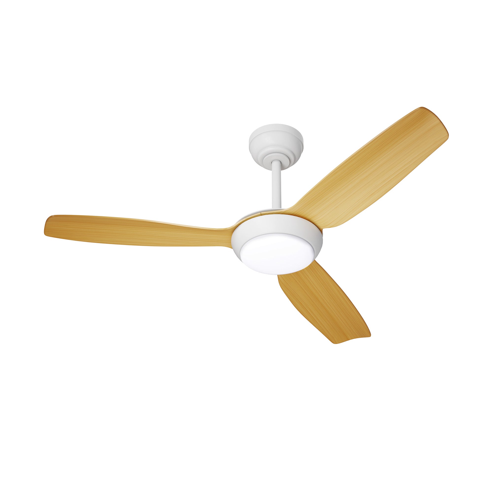 Vevare 52" Ceiling Fan DC Motor With Light Remote Control 5 Speed Fans Wood - Sunyee