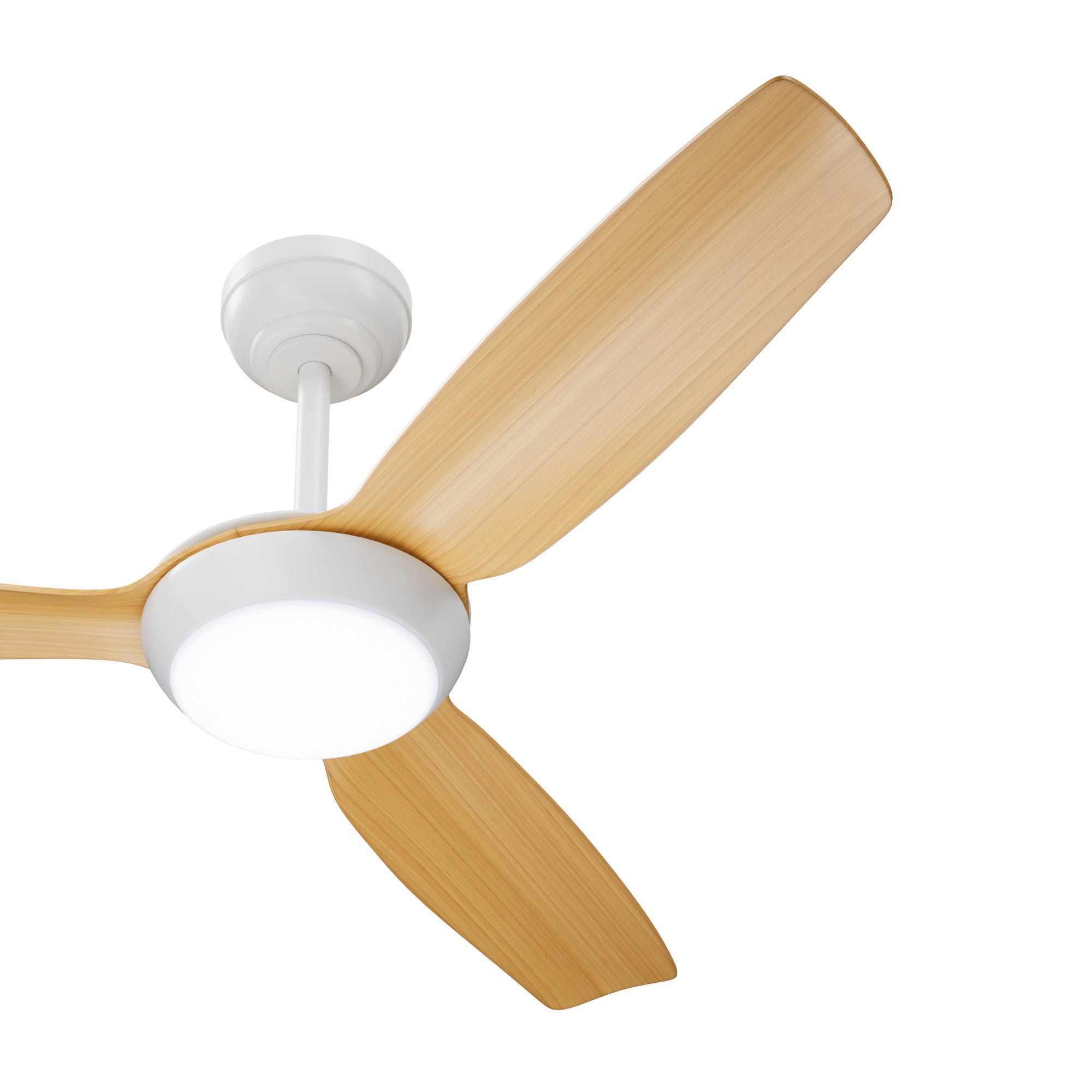 Vevare 52" Ceiling Fan DC Motor With Light Remote Control 5 Speed Fans Wood - Sunyee