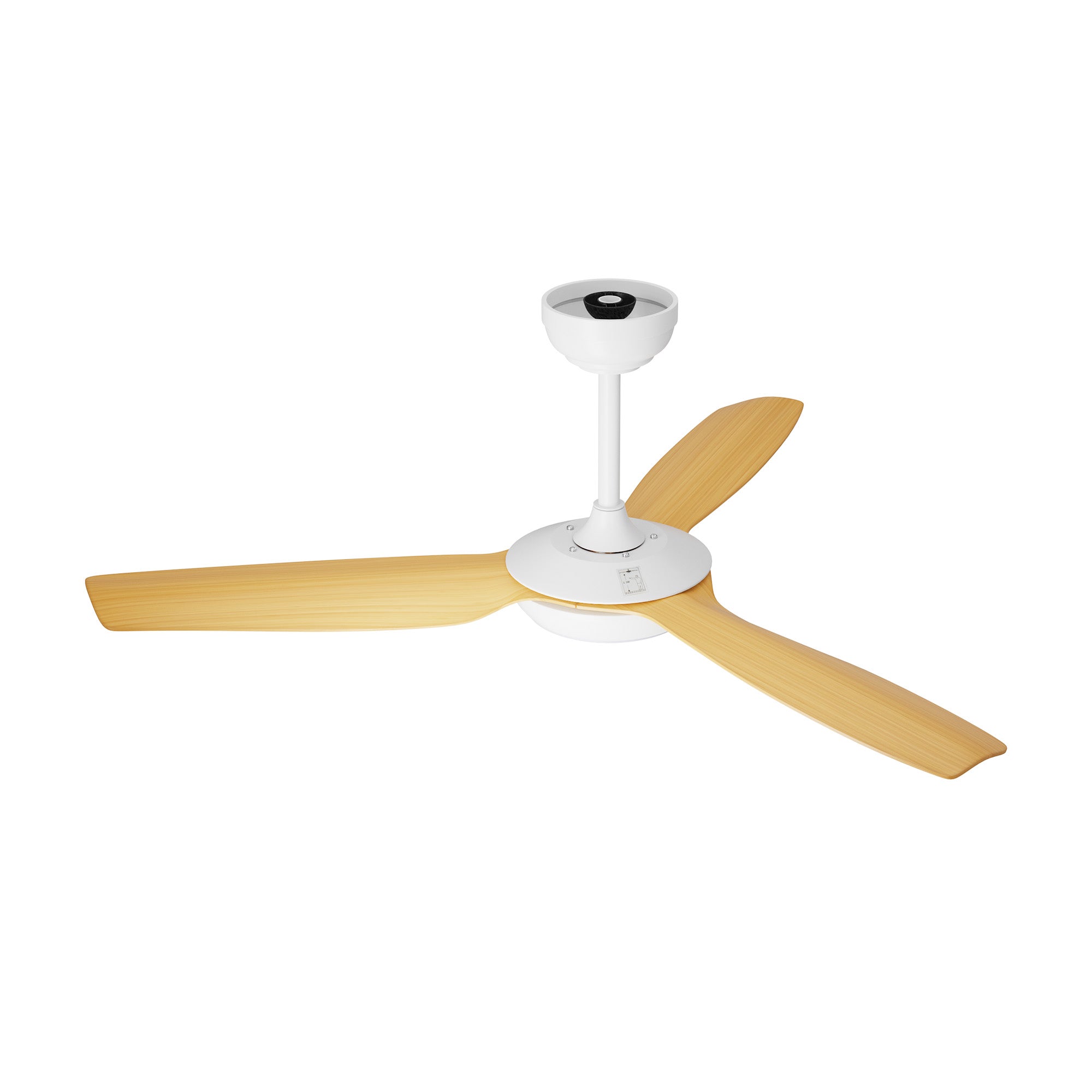 Vevare 52" Ceiling Fan DC Motor With Light Remote Control 5 Speed Fans Wood - Sunyee