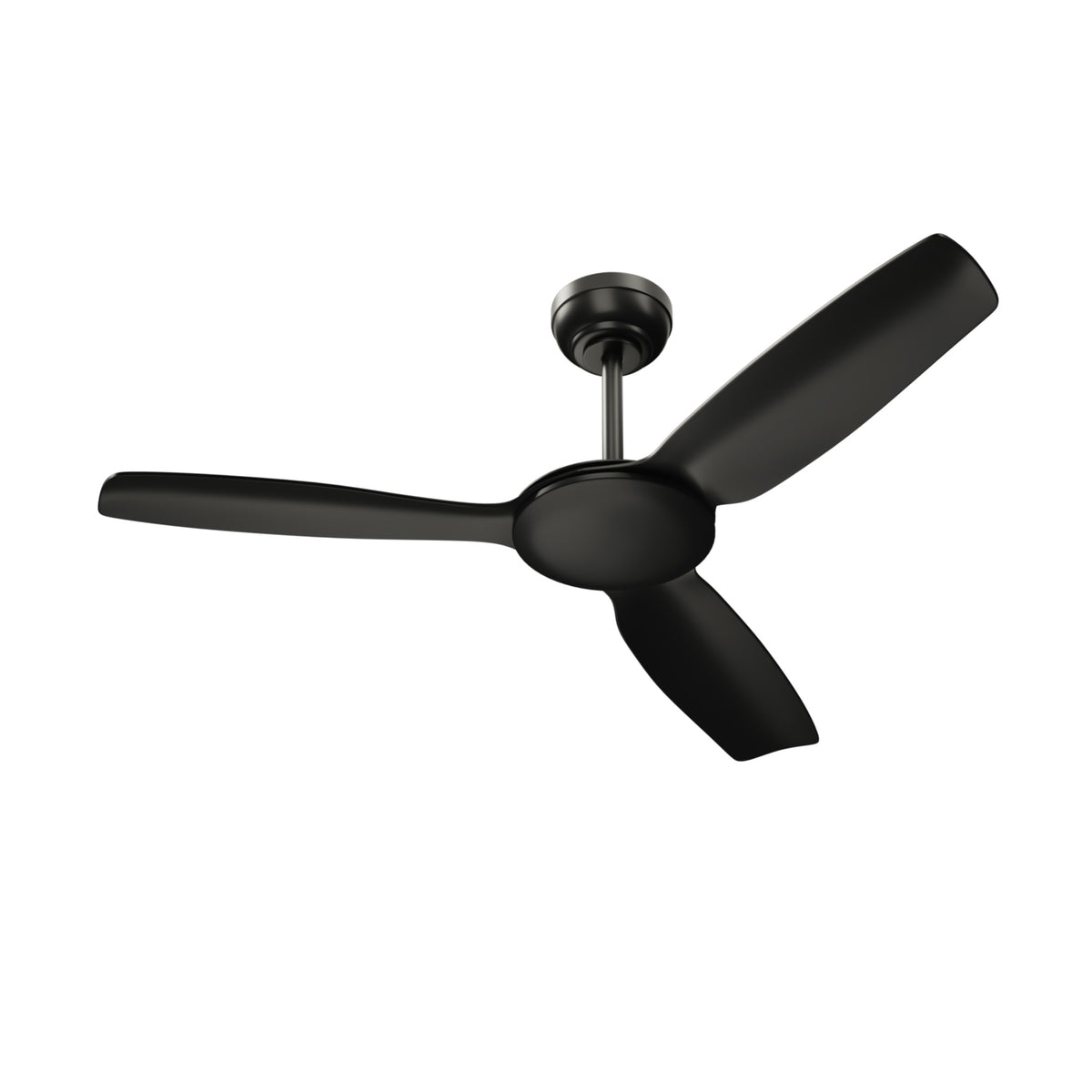 Vevare 52'' Ceiling Fan DC Motor 3 ABS Blades with Remote Control Timer Black - Sunyee