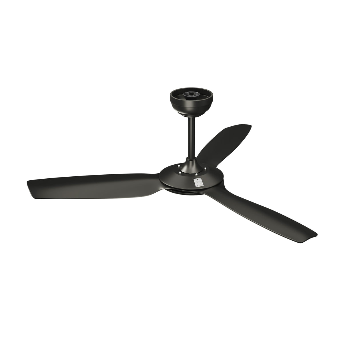 Vevare 52'' Ceiling Fan DC Motor 3 ABS Blades with Remote Control Timer Black - Sunyee