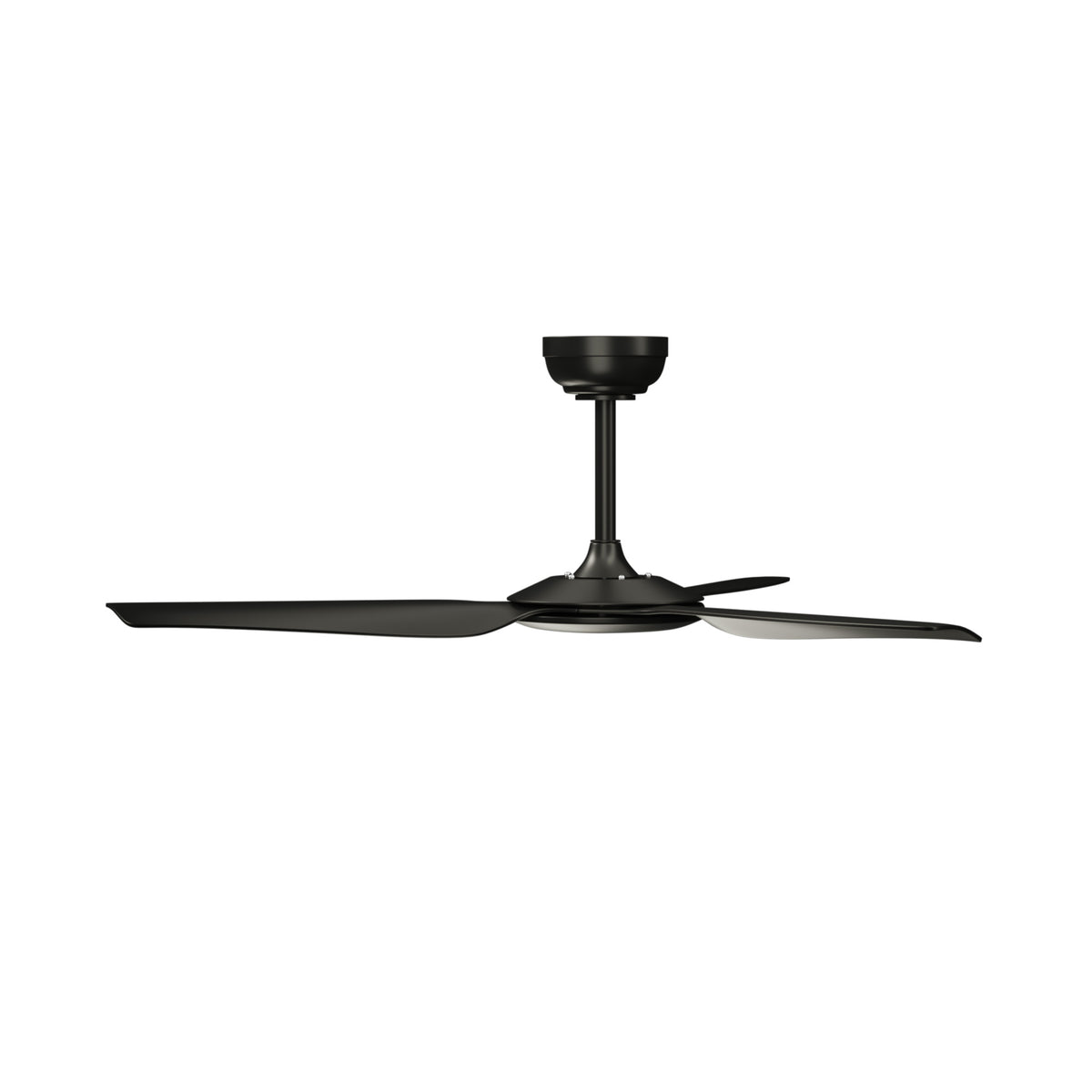 Vevare 52'' Ceiling Fan DC Motor 3 ABS Blades with Remote Control Timer Black - Sunyee