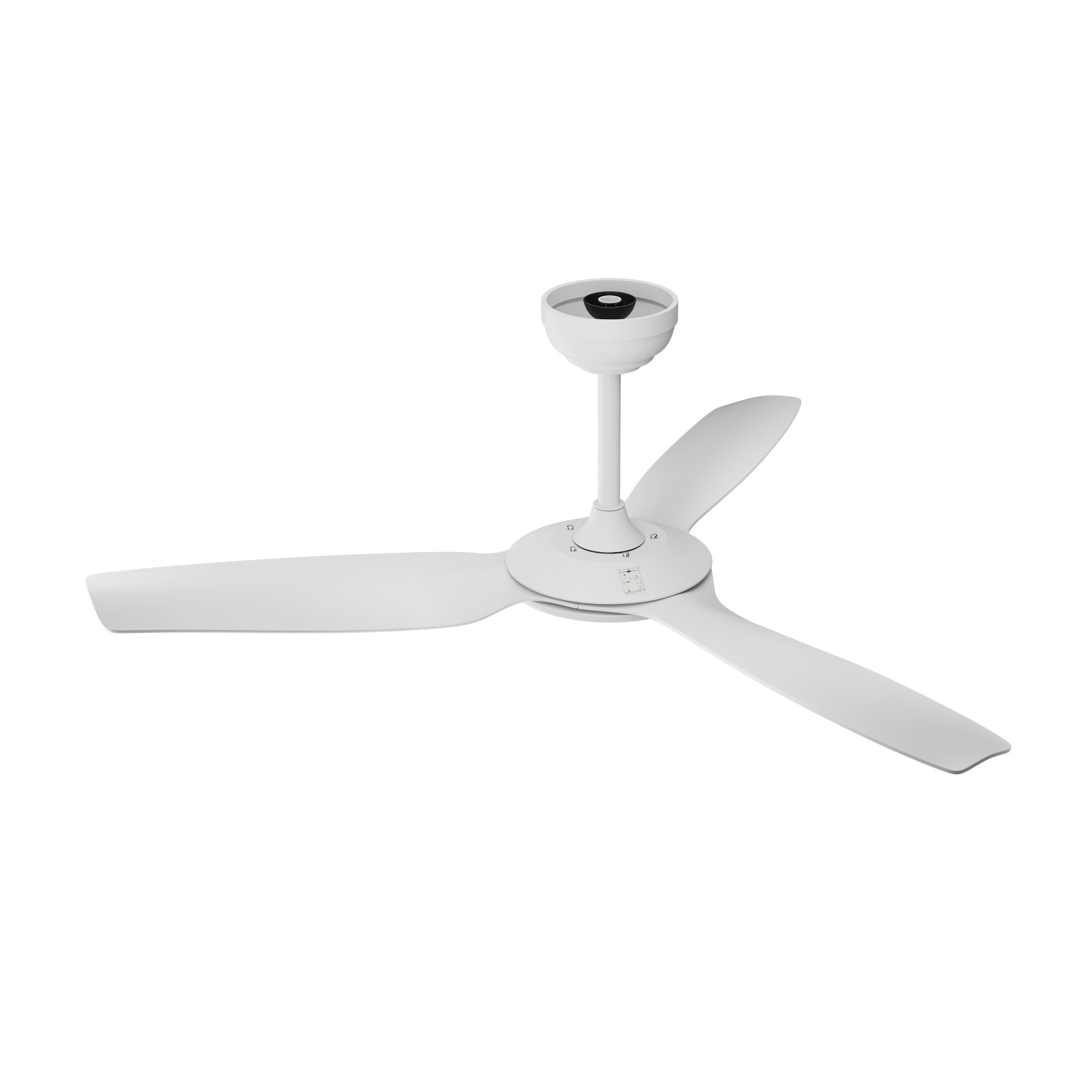 Vevare 52'' Ceiling Fan DC Motor 3 ABS Blades with Remote Control Timer White - Sunyee