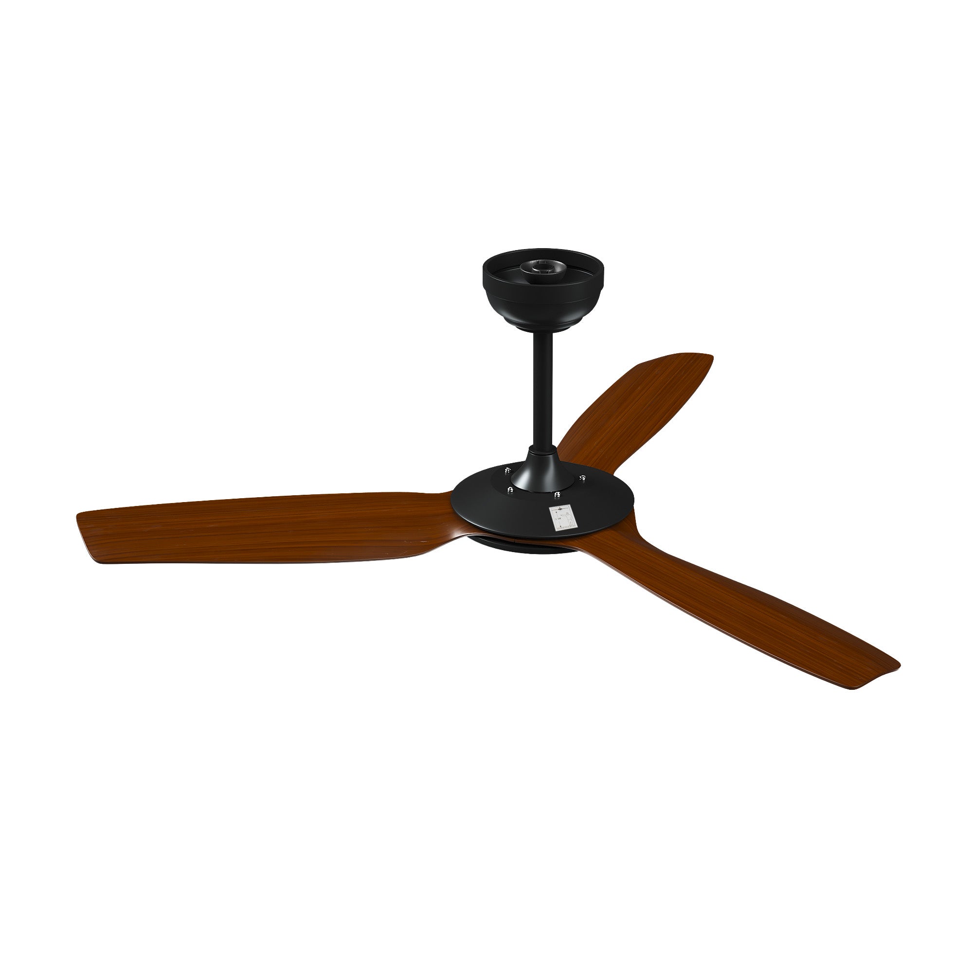 Vevare 52'' Ceiling Fan DC Motor 3 ABS Blades with Remote Control Timer Walnut - Sunyee