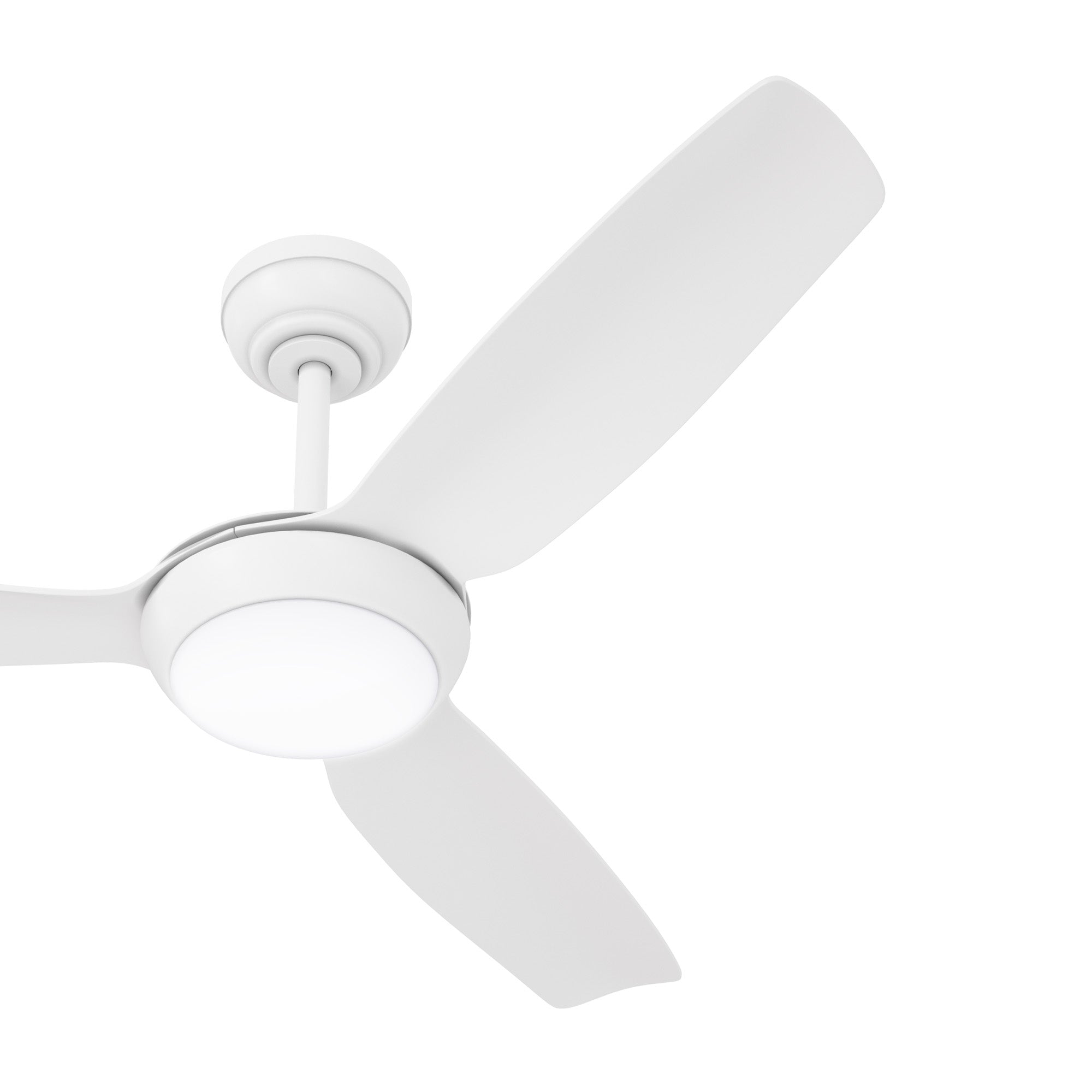 Vevare 52" Ceiling Fan DC Motor With Light Remote Control 5 Speed Fans White - Sunyee