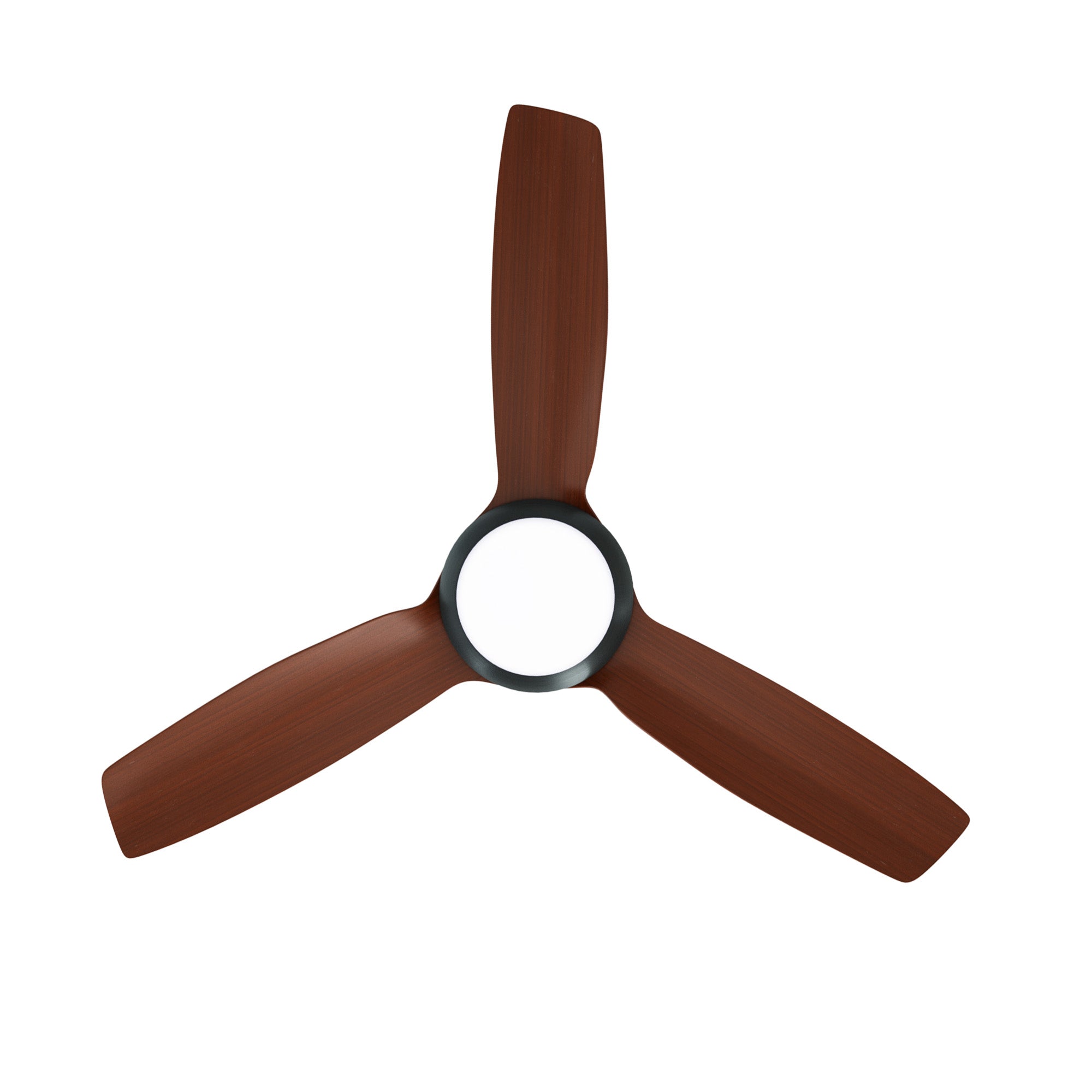Vevare 52" Ceiling Fan DC Motor With Light Remote Control 5 Speed Fans Walnut - Sunyee