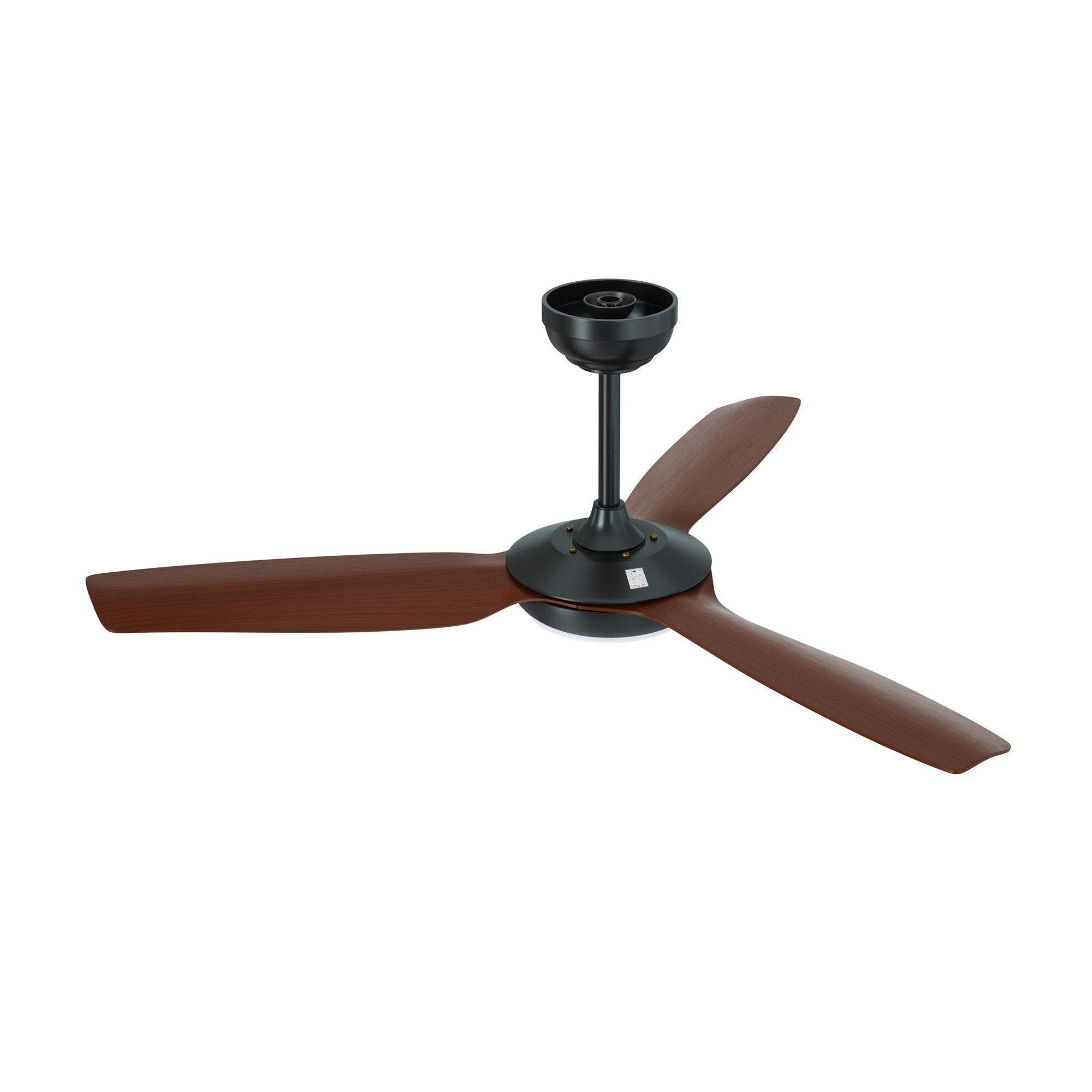 Vevare 52" Ceiling Fan DC Motor With Light Remote Control 5 Speed Fans Walnut - Sunyee