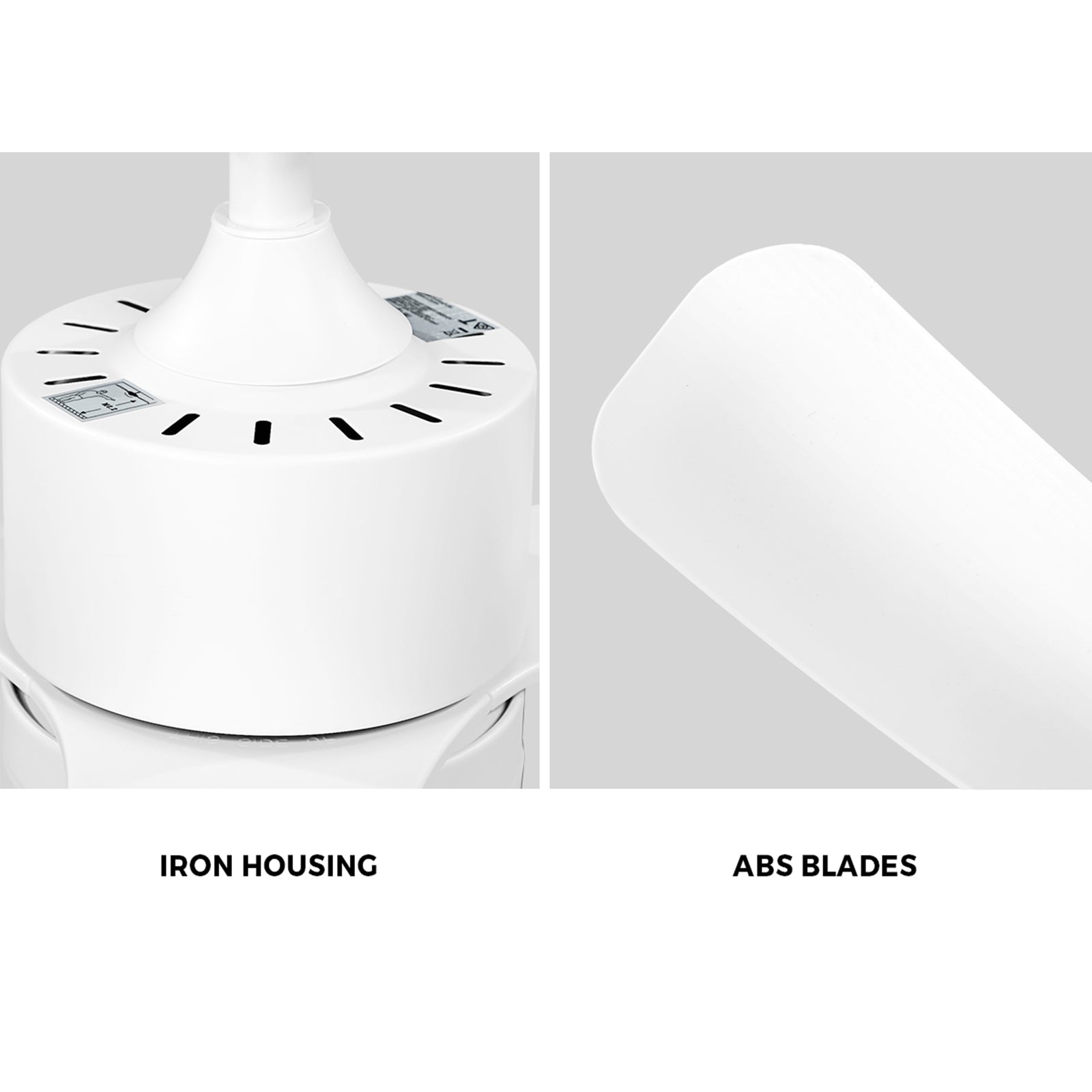 Vevare 52'' Ceiling Fan DC Motor ABS Blades 5 Speed Fans with LED Light & Remote - Sunyee