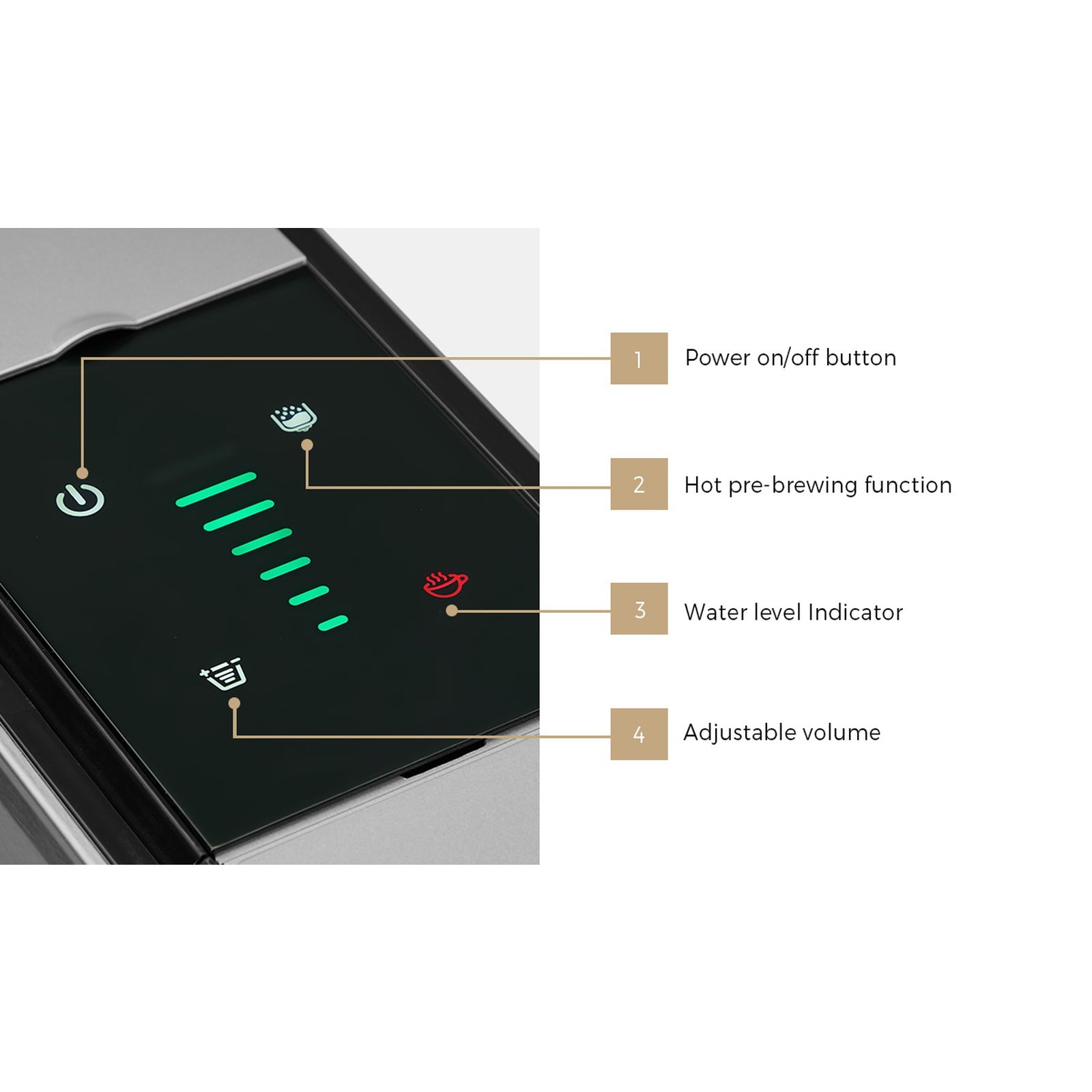 Vevare 5 in 1 Capsule Coffee Machine 19Bar Nespresso Dolce-Gusto Pod K-Cup Maker - Sunyee