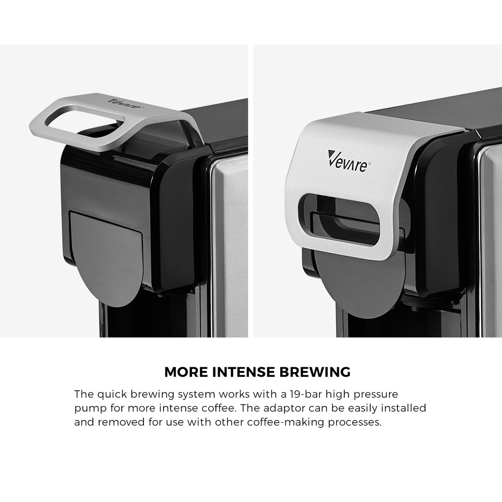 Vevare 5 in 1 Capsule Coffee Machine 19Bar Nespresso Dolce-Gusto Pod K-Cup Maker - Sunyee