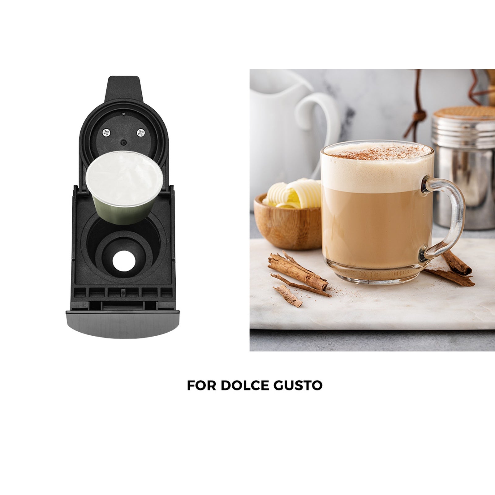 Vevare 5 in 1 Capsule Coffee Machine 19Bar Nespresso Dolce-Gusto Pod K-Cup Maker - Sunyee