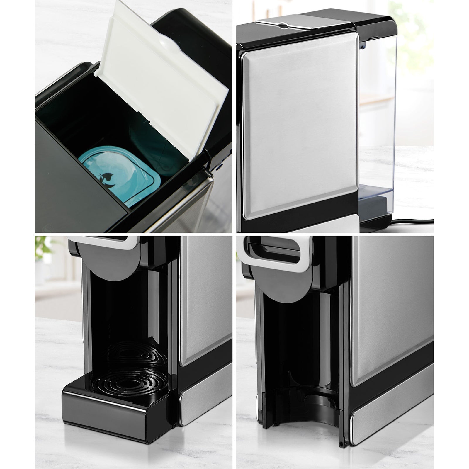 Vevare 5 in 1 Capsule Coffee Machine 19Bar Nespresso Dolce-Gusto Pod K-Cup Maker - Sunyee