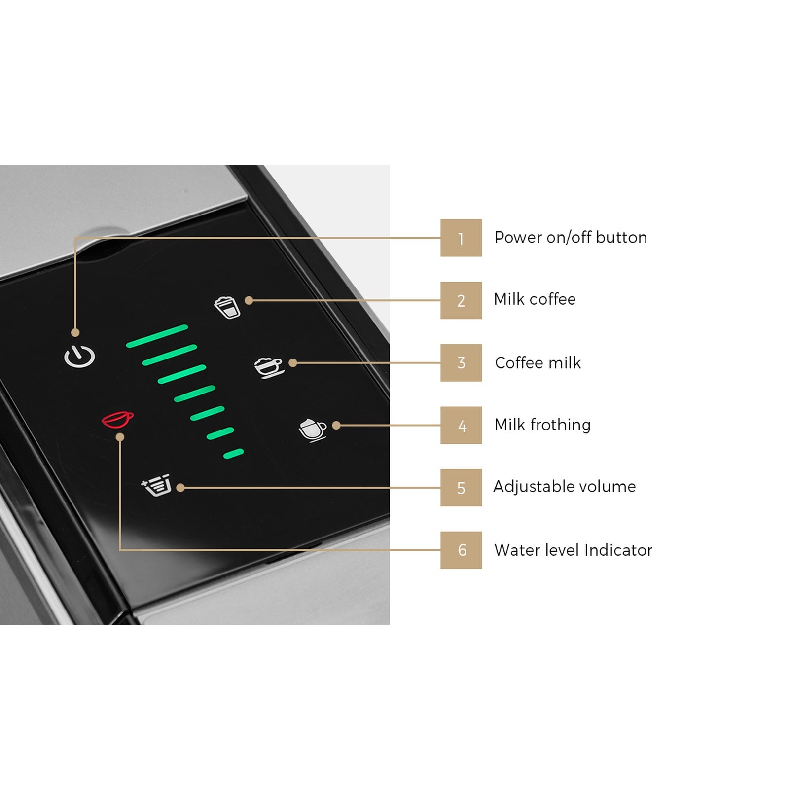 Vevare 5in1 Capsule Coffee Machine Milk Frother Nespresso Dolce-Gusto Pod Maker - Sunyee