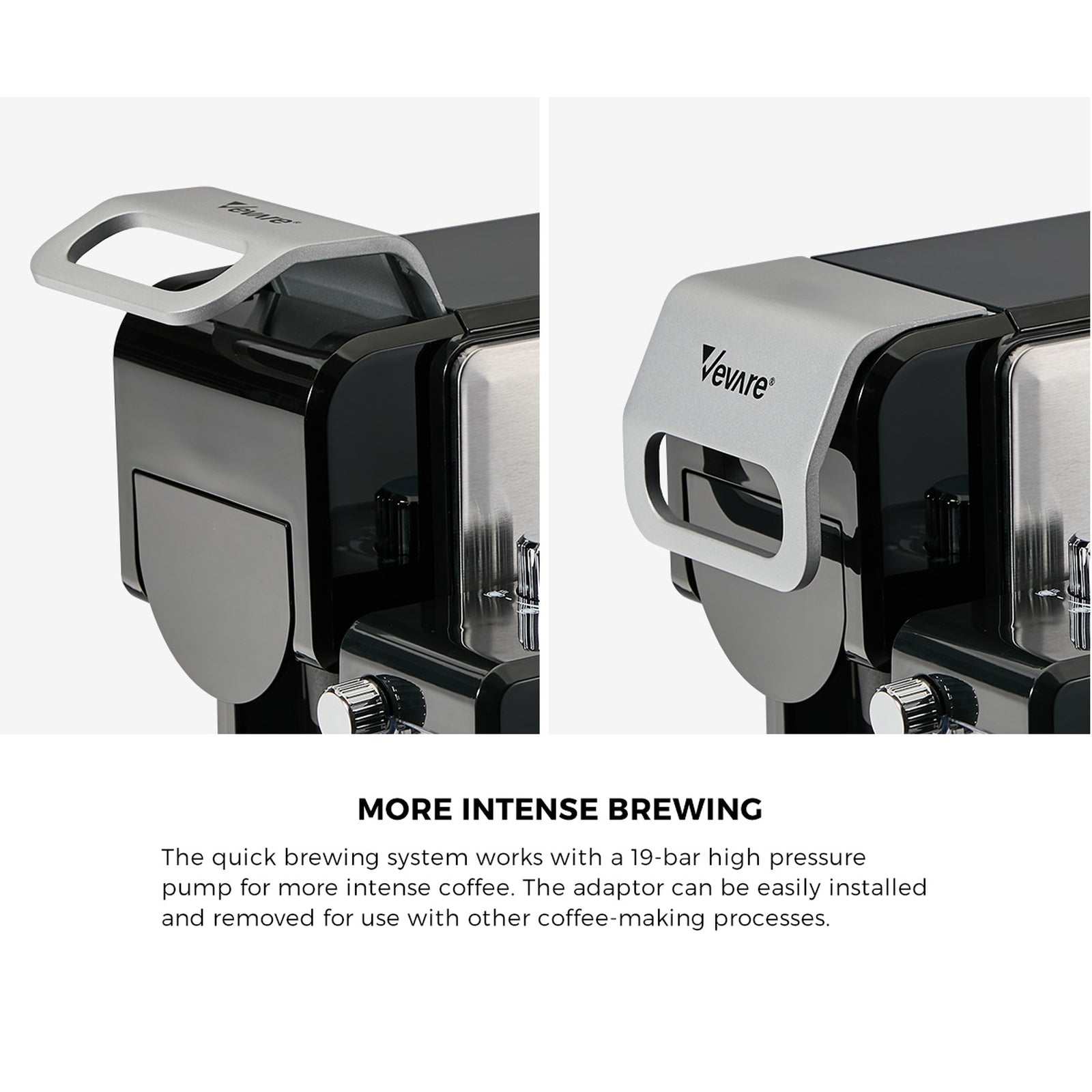 Vevare 5in1 Capsule Coffee Machine Milk Frother Nespresso Dolce-Gusto Pod Maker - Sunyee