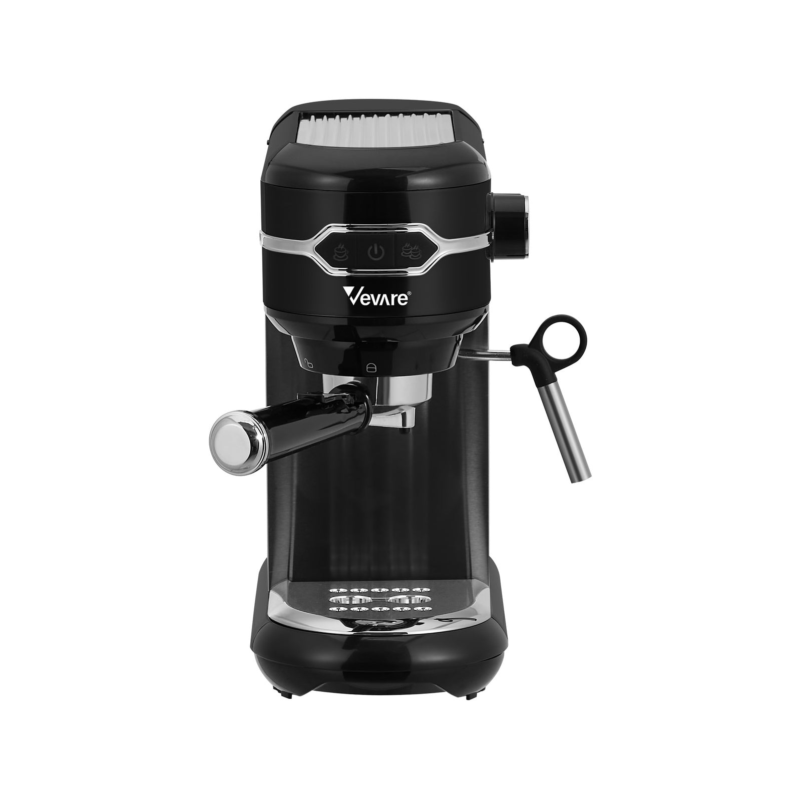 Vevare Espresso Coffee Machine Latter Cappuccino Maker 19 Bar Milk Frother Black - Sunyee