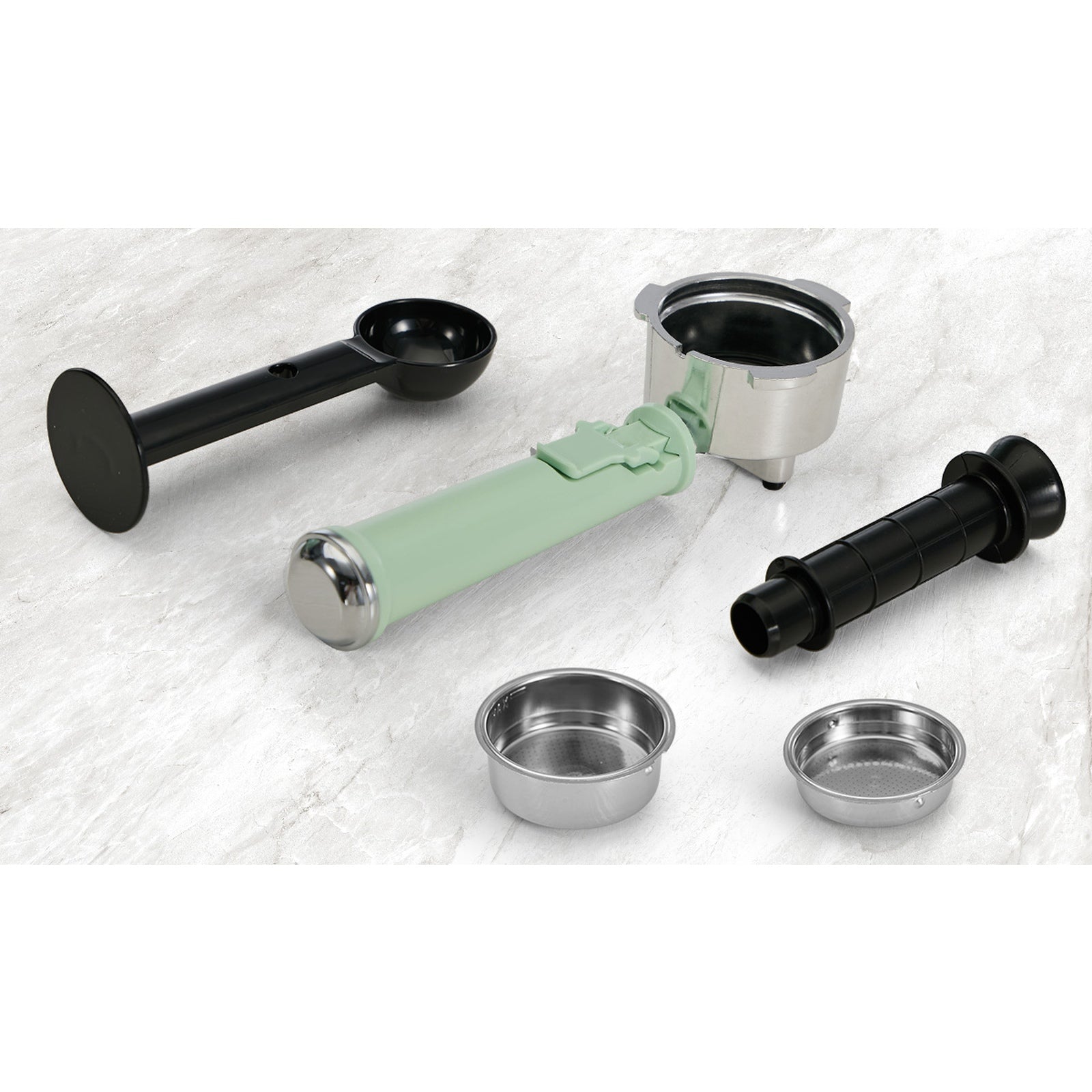 Vevare Espresso Coffee Machine Latter Cappuccino Maker 19 Bar Milk Frother Mint - Sunyee