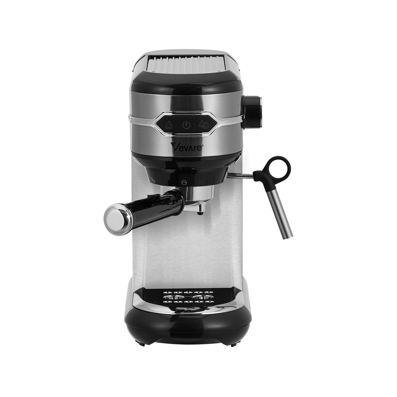 Vevare Espresso Coffee Machine Latter Cappuccino Maker 19 Bar Milk Frother Inox - Sunyee