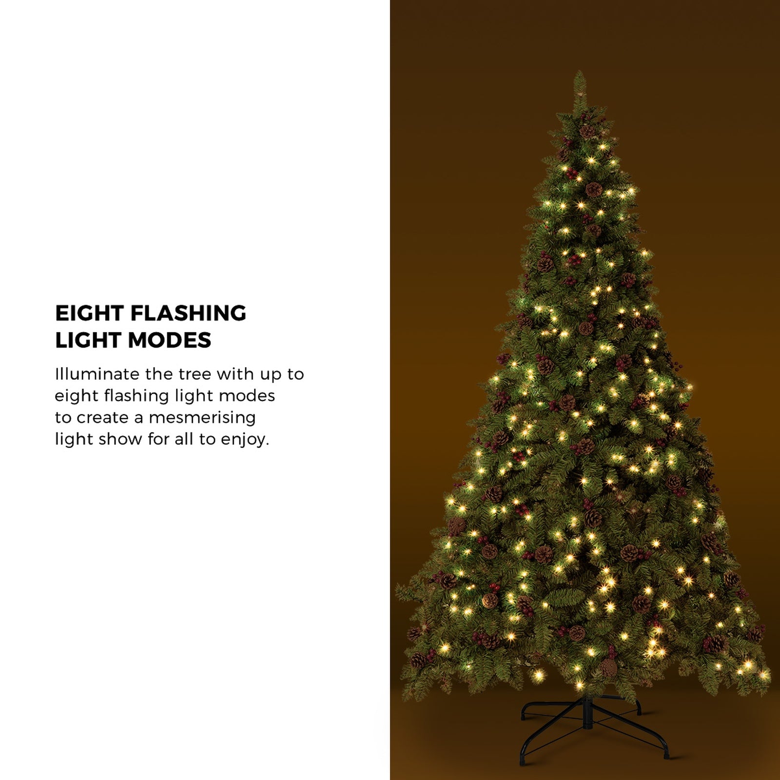 Tinseltown LED Christmas Tree 1.8M/2.1M/2.4M Xmas Trees Decorations Green Ornaments - Sunyee