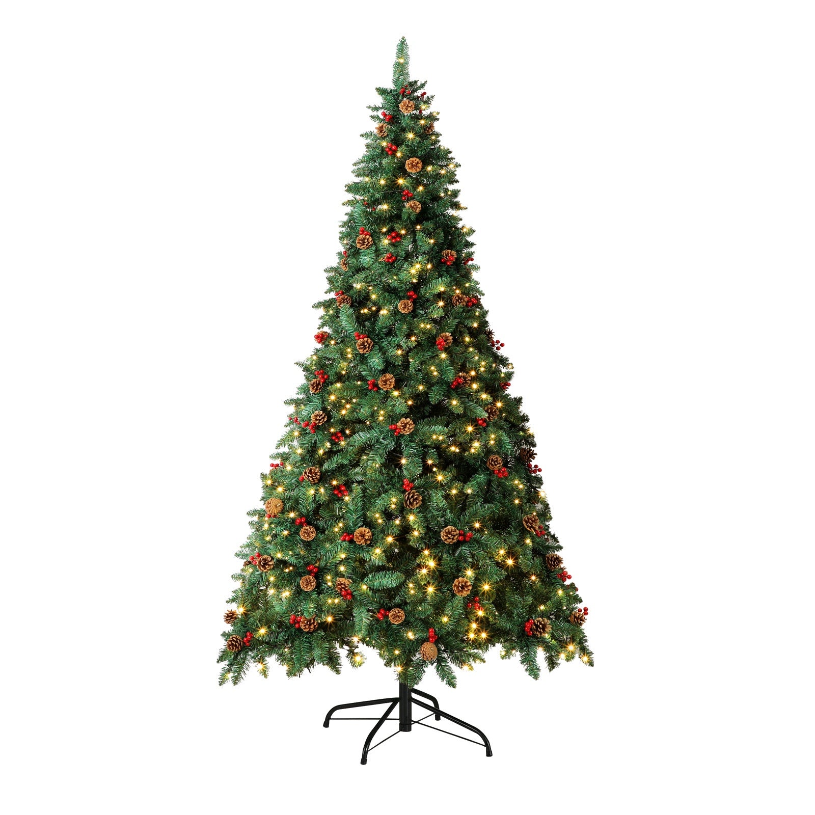 Tinseltown LED Christmas Tree 1.8M/2.1M/2.4M Xmas Trees Decorations Green Ornaments - Sunyee