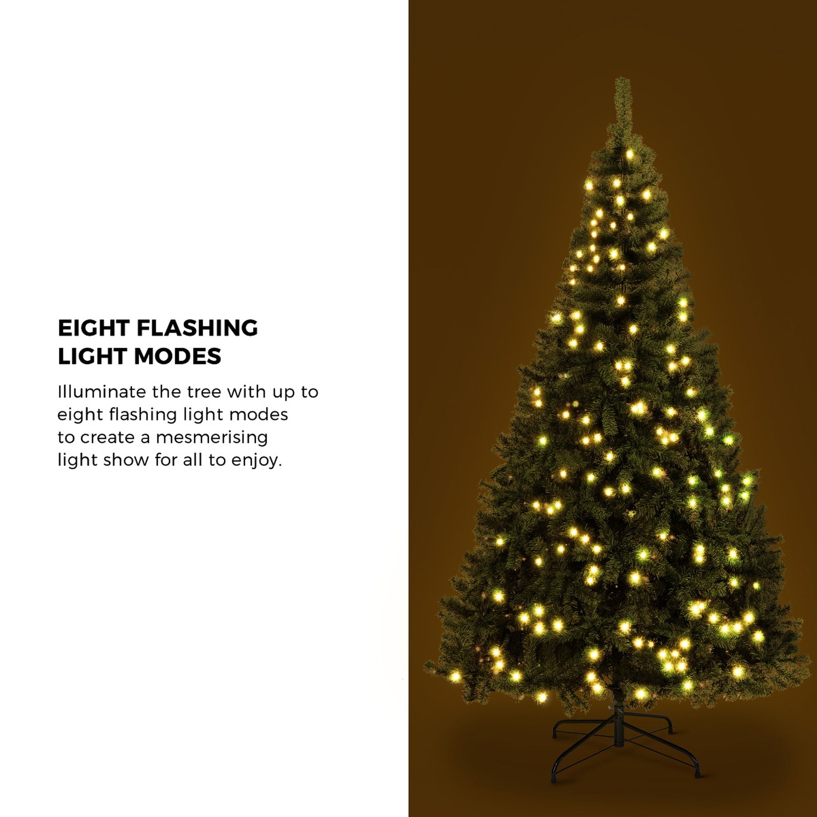 Tinseltown LED Christmas Tree 2.4M 8FT Xmas Trees Decorations Green 1450 Tips