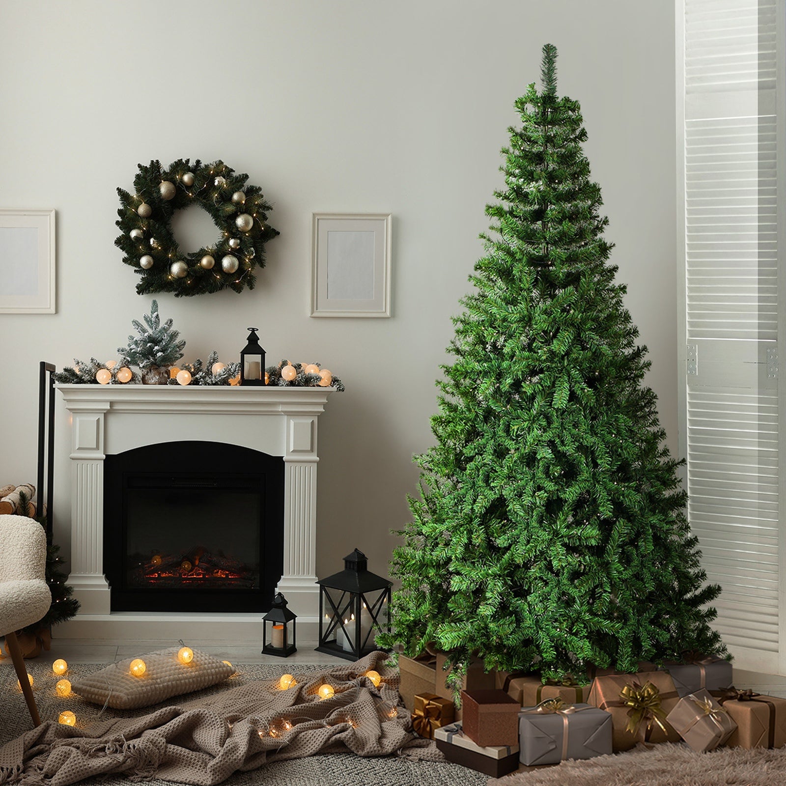 Tinseltown Christmas Tree 1.5M/1.8M/2.1M/2.4M/2.7M Xmas Trees Decorations Green - Sunyee