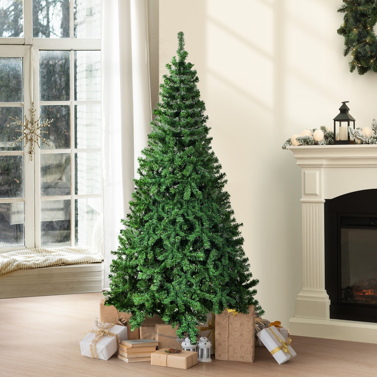 Tinseltown 2PCS Christmas Tree 1.8M 6FT Xmas Trees Decorations Green 800 Tips - Sunyee