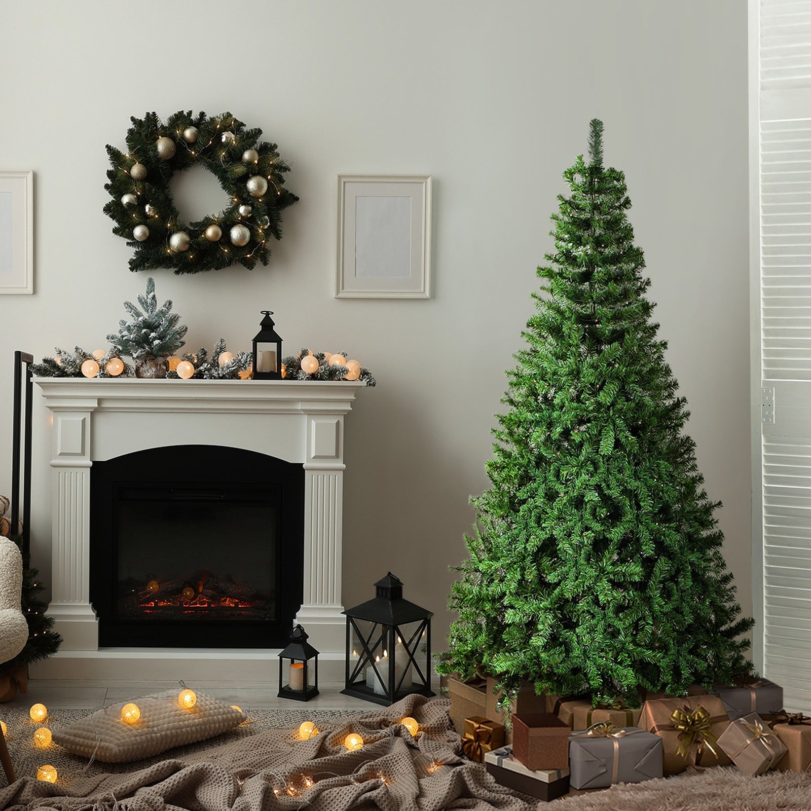 Tinseltown 2PCS Christmas Tree 1.8M 6FT Xmas Trees Decorations Green 800 Tips - Sunyee