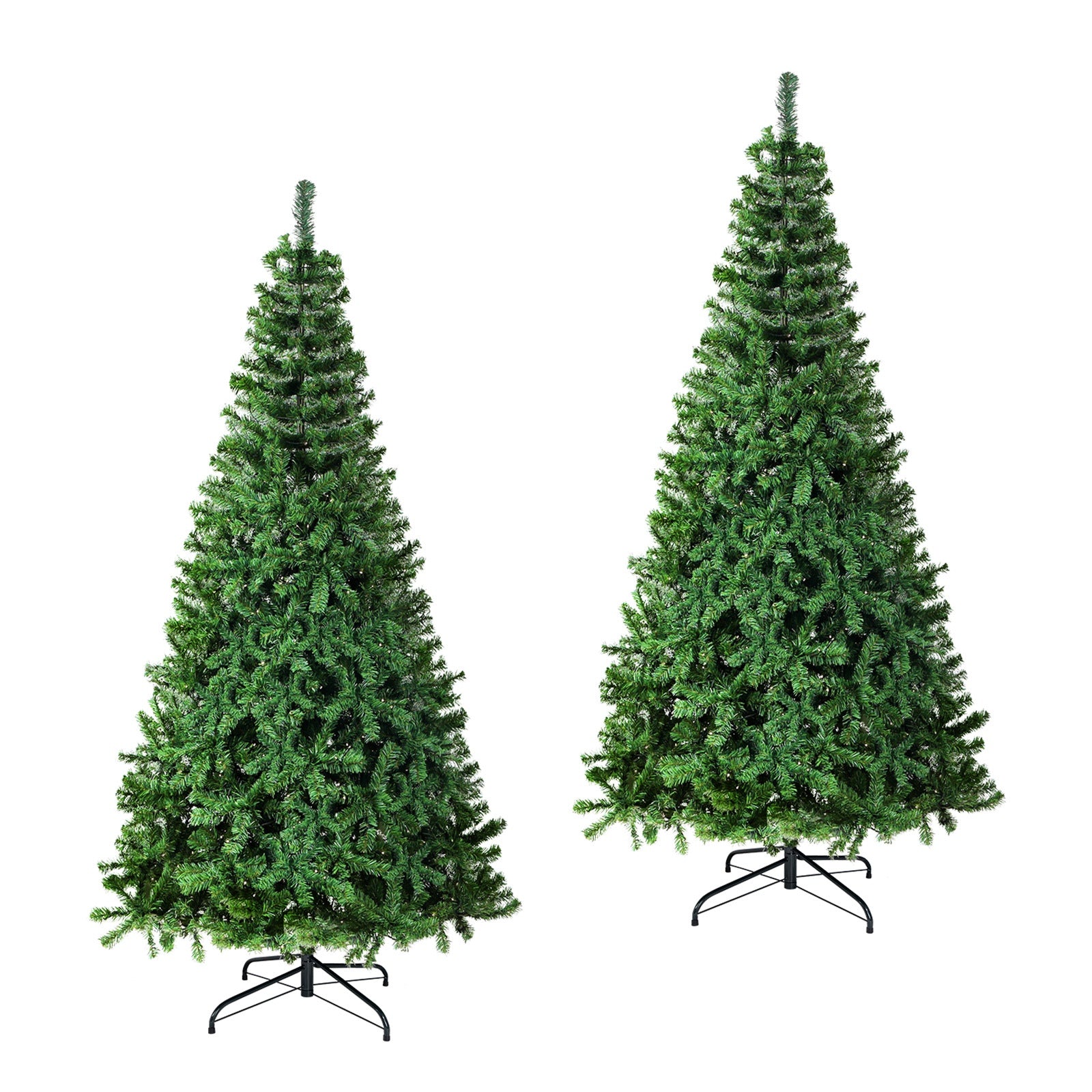 Tinseltown 2PCS Christmas Tree 1.8M 6FT Xmas Trees Decorations Green 800 Tips - Sunyee