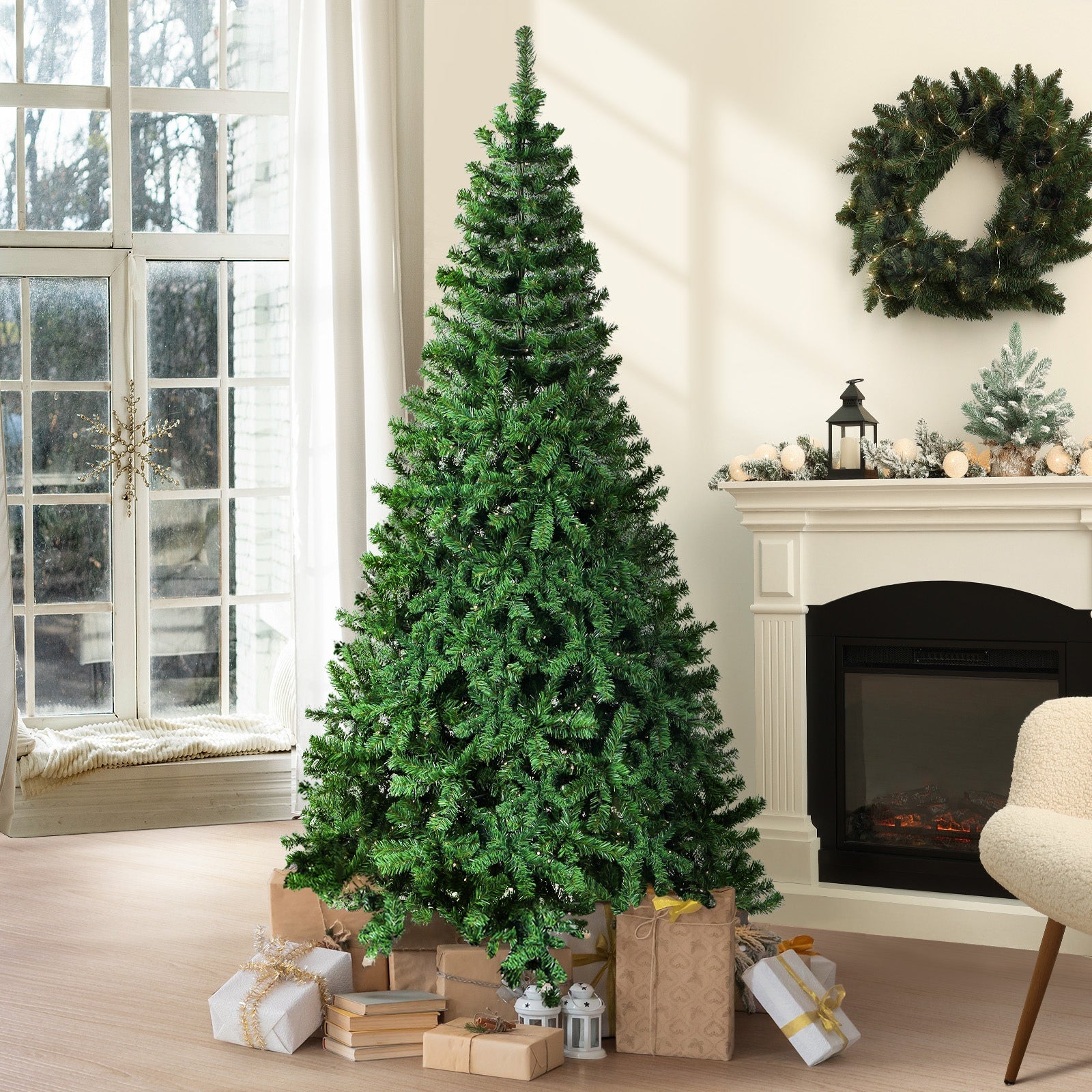 Tinseltown Christmas Tree 2.4M 8FT Xmas Trees Decorations Green 1400 Tips - Sunyee