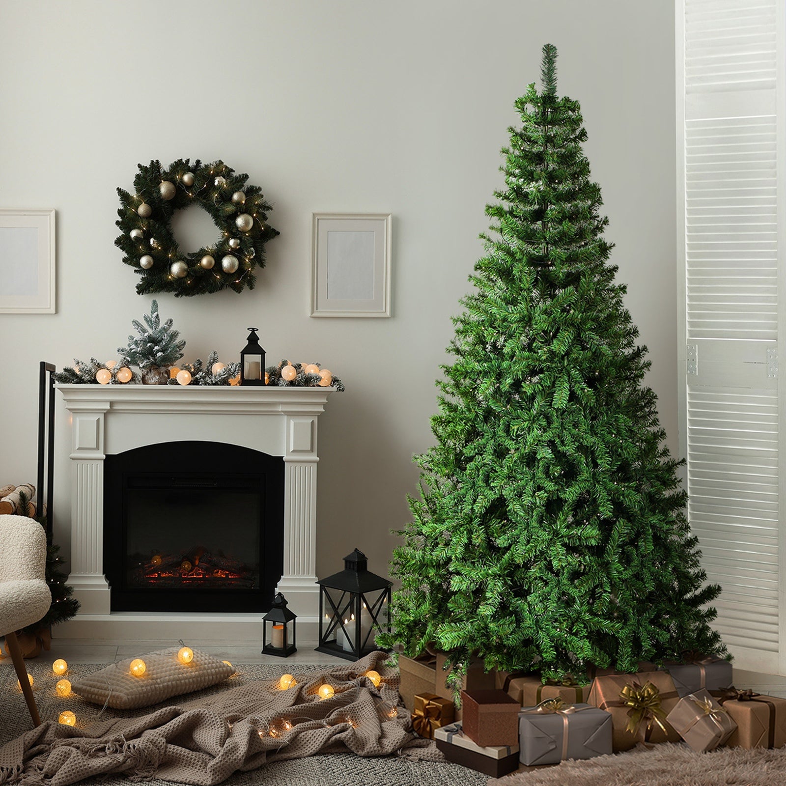 Tinseltown Christmas Tree 2.4M 8FT Xmas Trees Decorations Green 1400 Tips - Sunyee