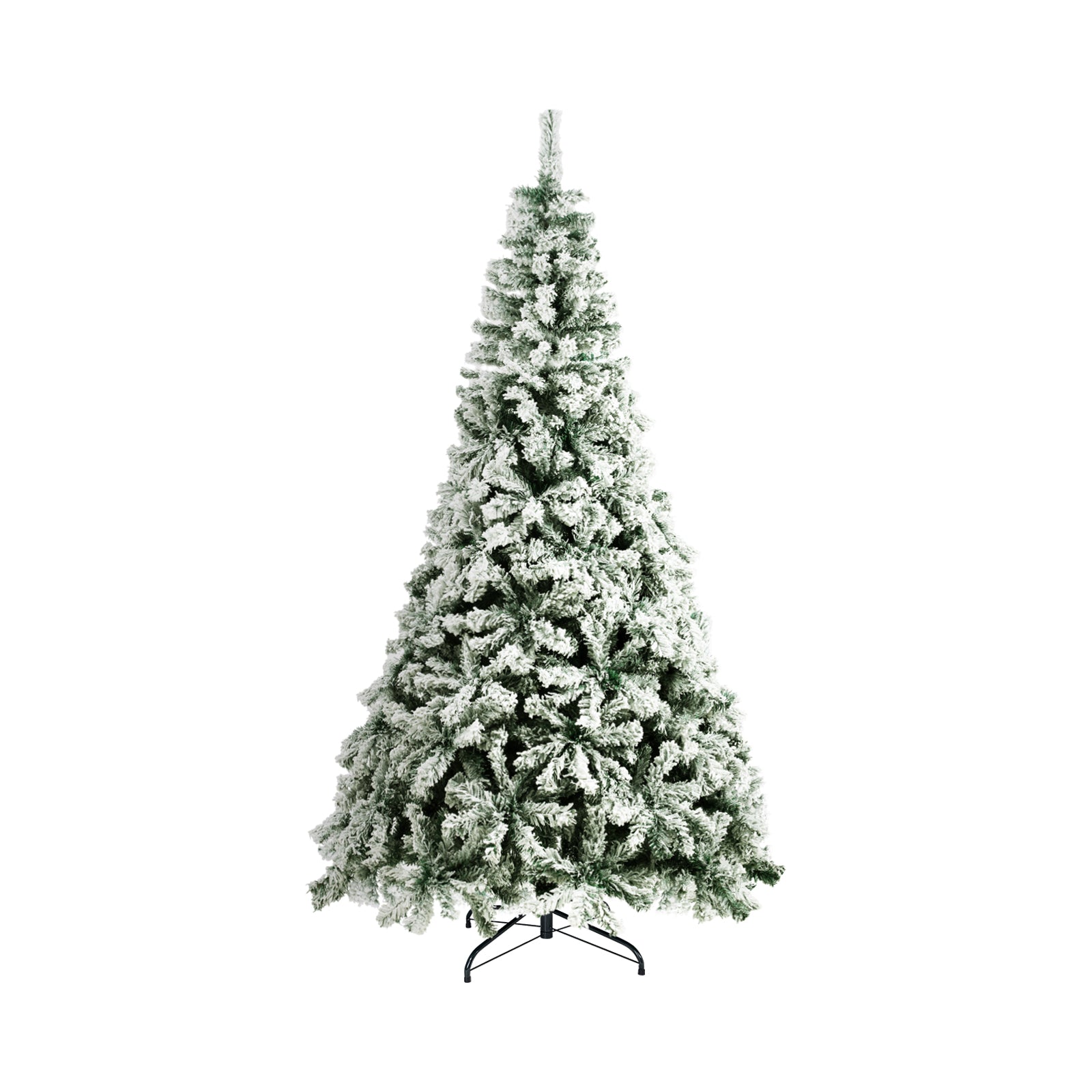 Mazam Christmas Tree 2.1M 7FT Xmas Trees Decoration White Snow Flocked 1050 Tips - Sunyee