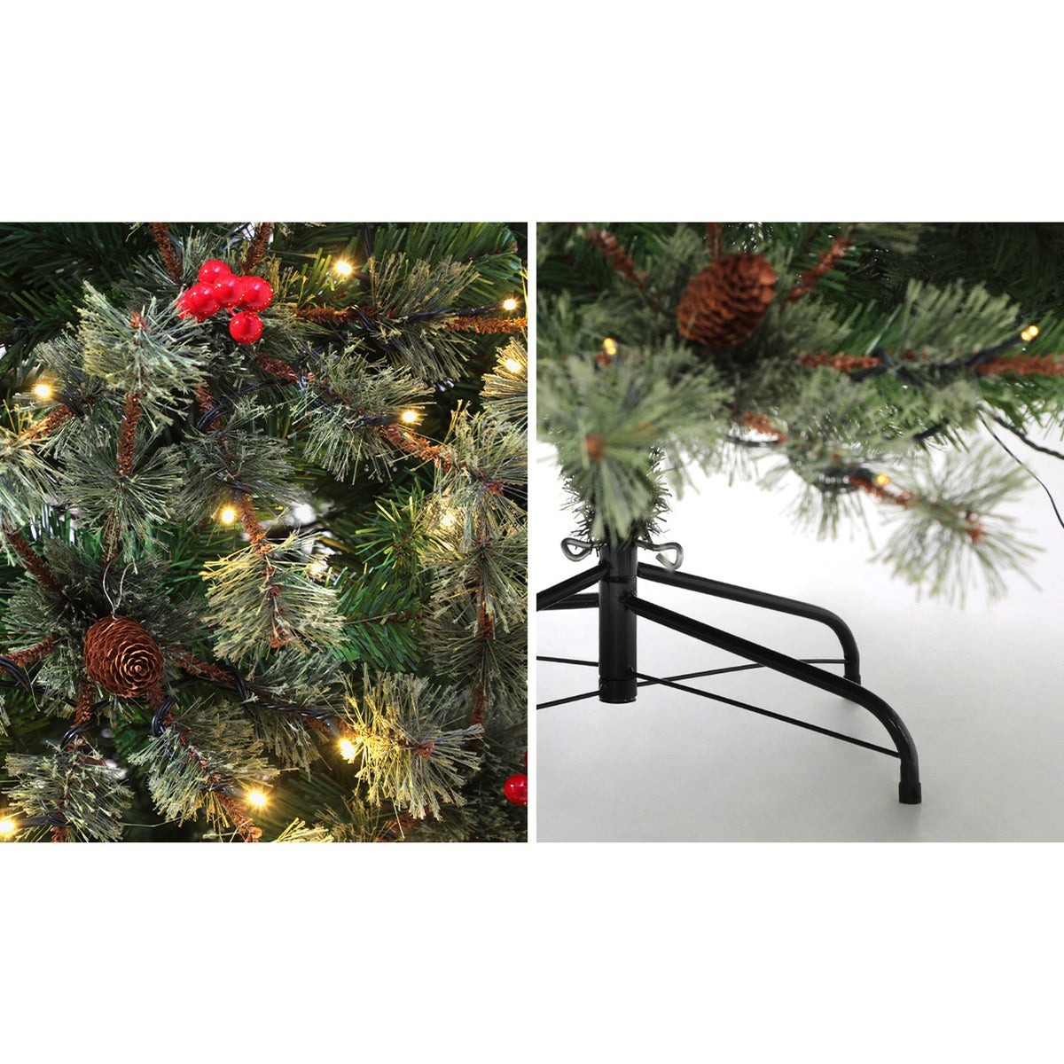 Mazam Christmas Tree 2.1m 7FT LED Light Xmas Trees Decoration Green - Sunyee