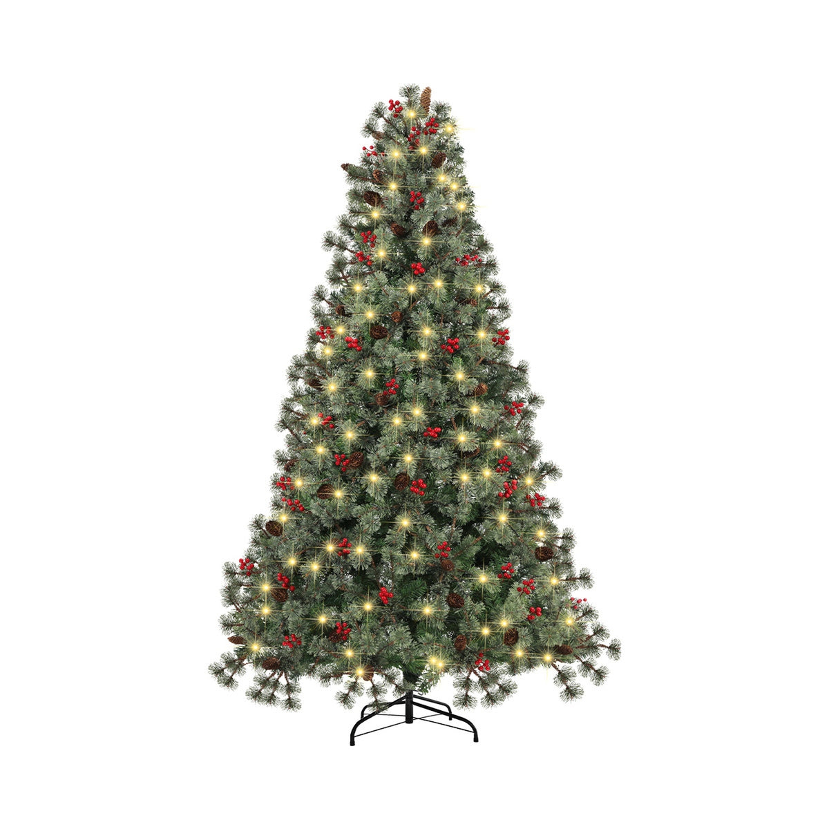 Mazam Christmas Tree 2.1m 7FT LED Light Xmas Trees Decoration Green - Sunyee