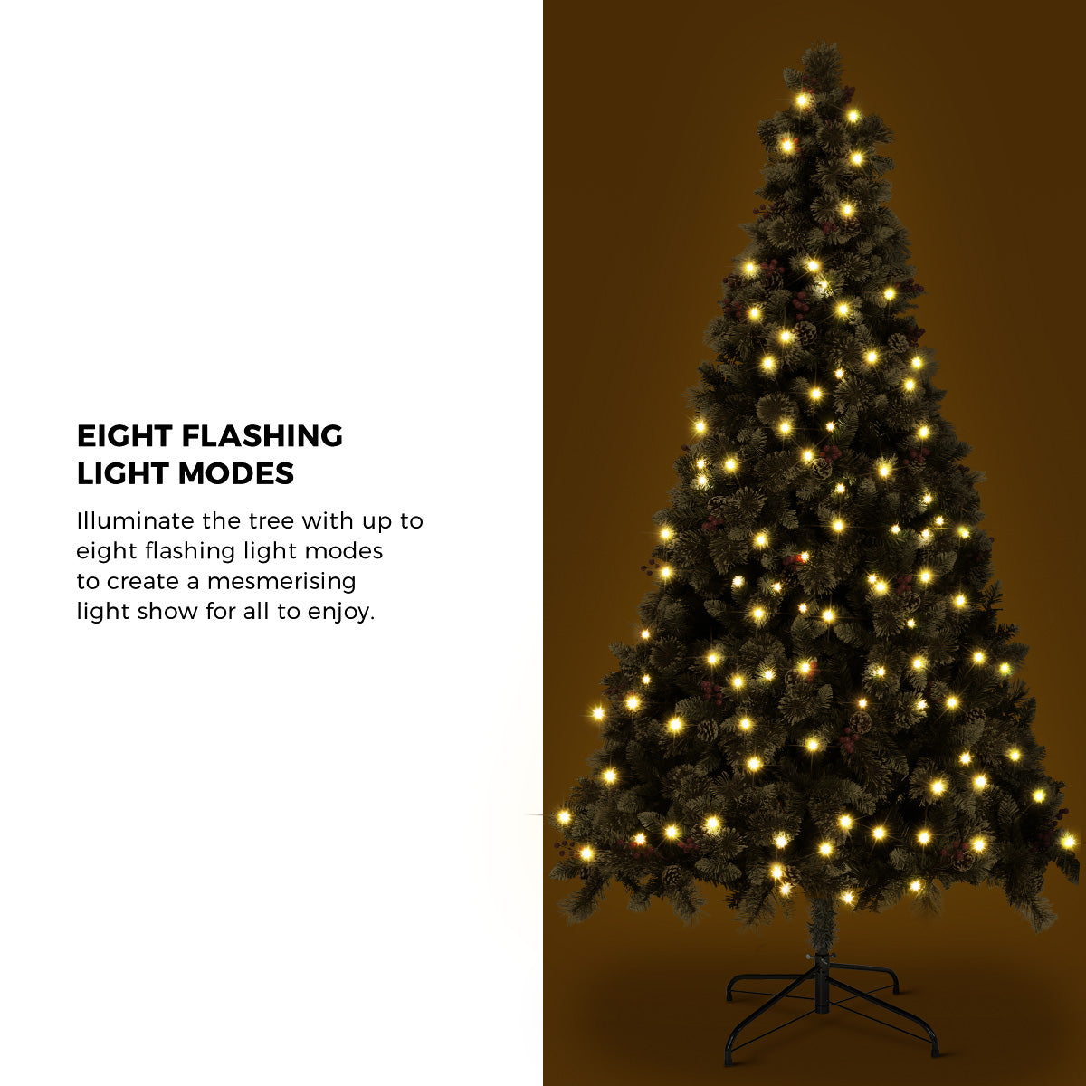Tinseltown Christmas Tree 2.1m 7FT LED Xmas Trees Decoration 1400tips