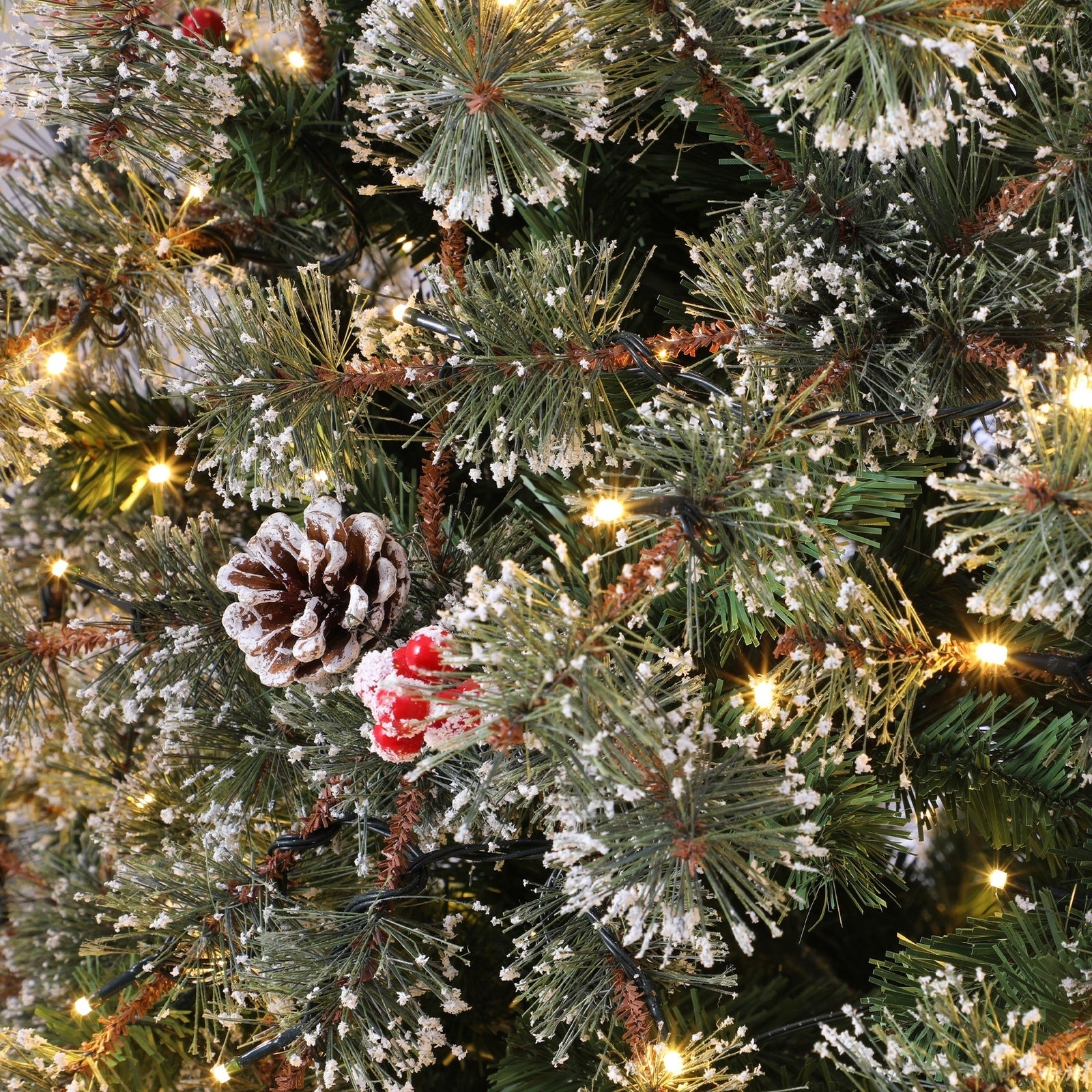 Mazam Christmas Tree 2.1m 7FT Xmas Decoration Home Decor with LED Light - Sunyee