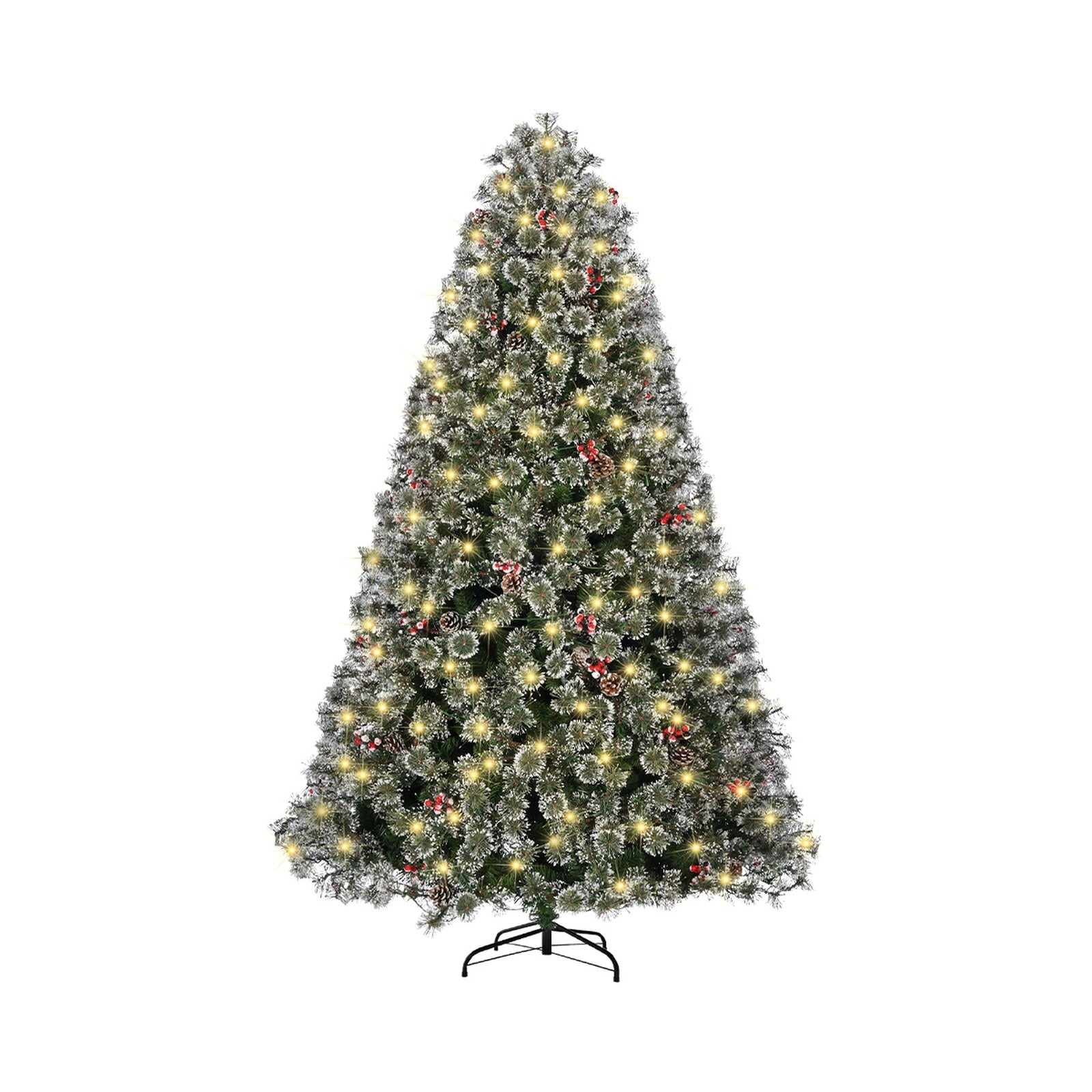 Mazam Christmas Tree 2.1m 7FT Xmas Decoration Home Decor with LED Light - Sunyee