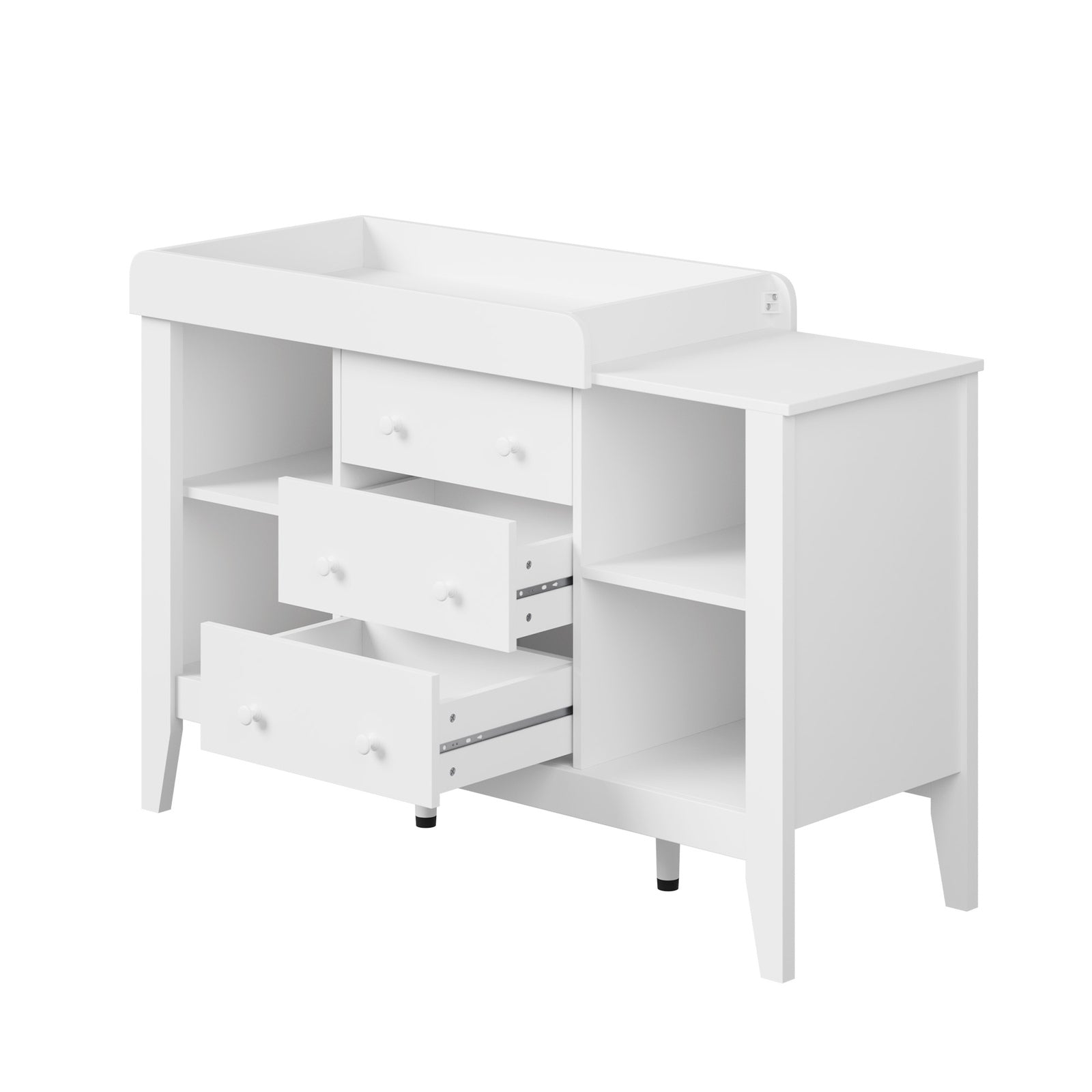 Oikiture Baby Change Table Chest of Drawers Cabinet Changer Nursery Furniture - Sunyee